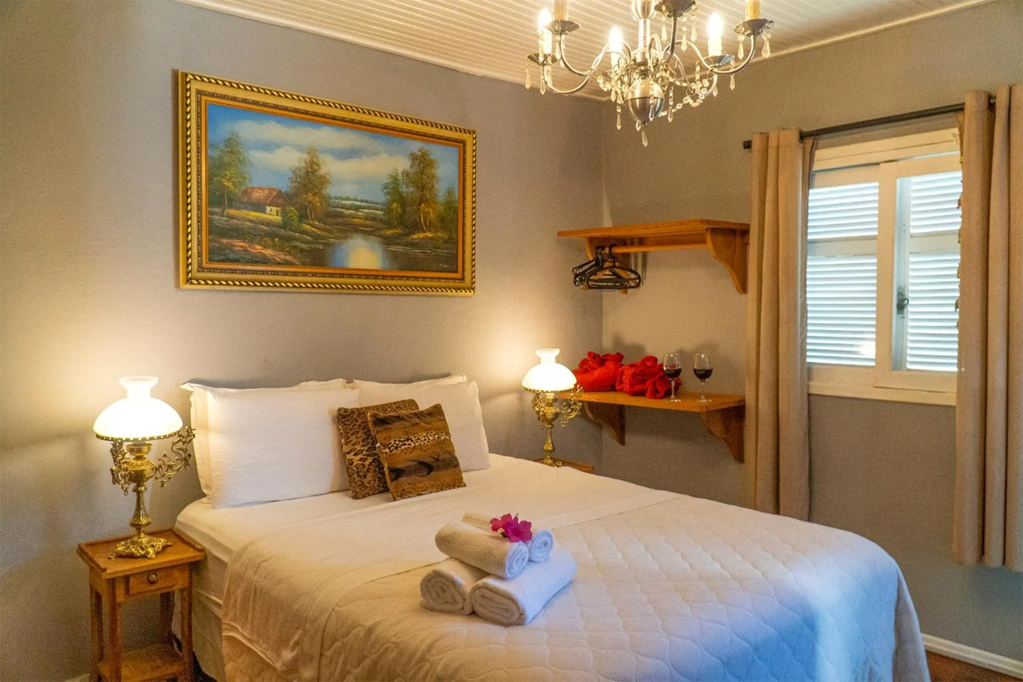 Bed in Pousada Refúgio das Aves