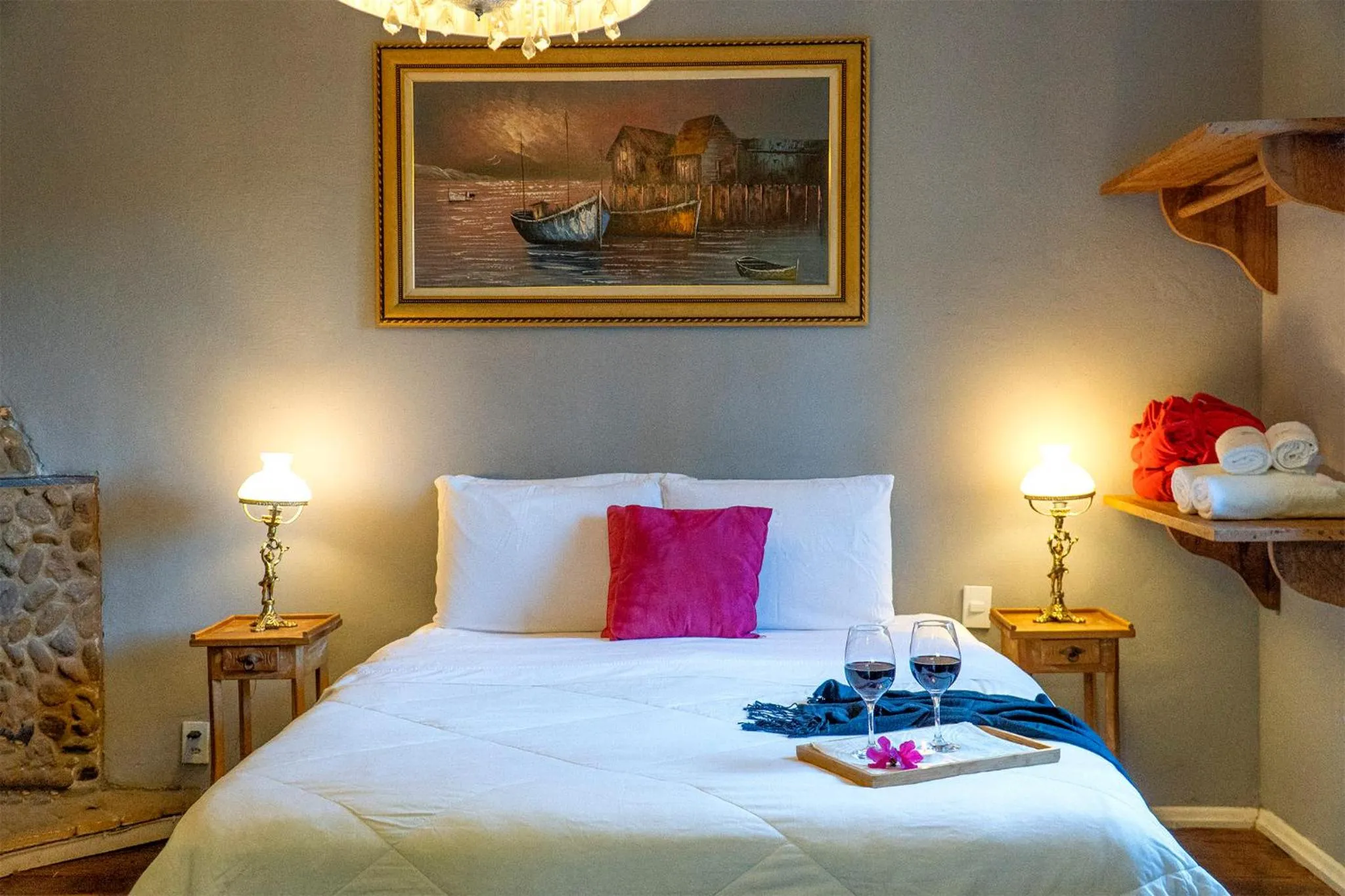 Bed in Pousada Refúgio das Aves