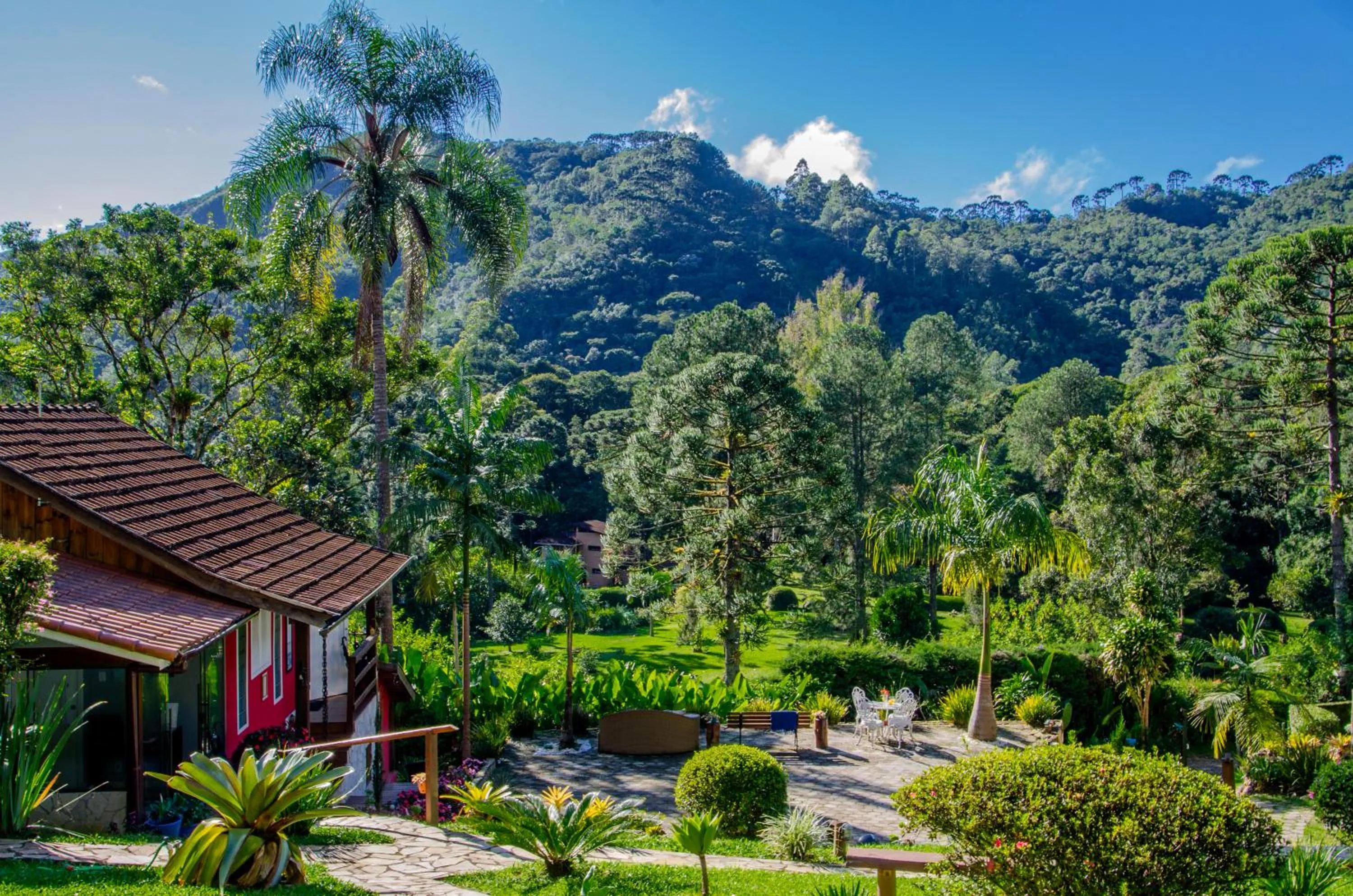 Natural landscape in Pousada Refúgio das Aves