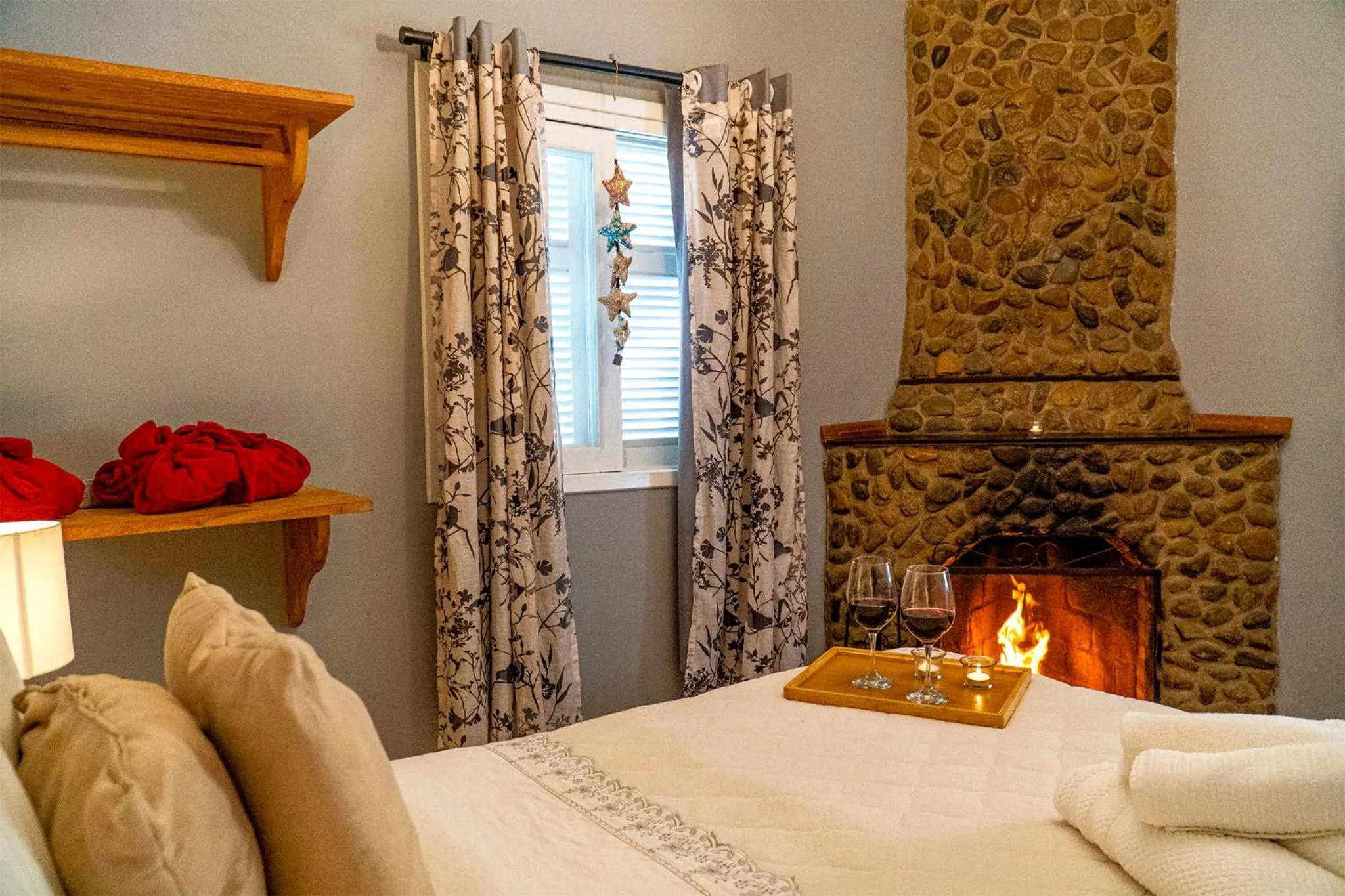 Bed in Pousada Refúgio das Aves