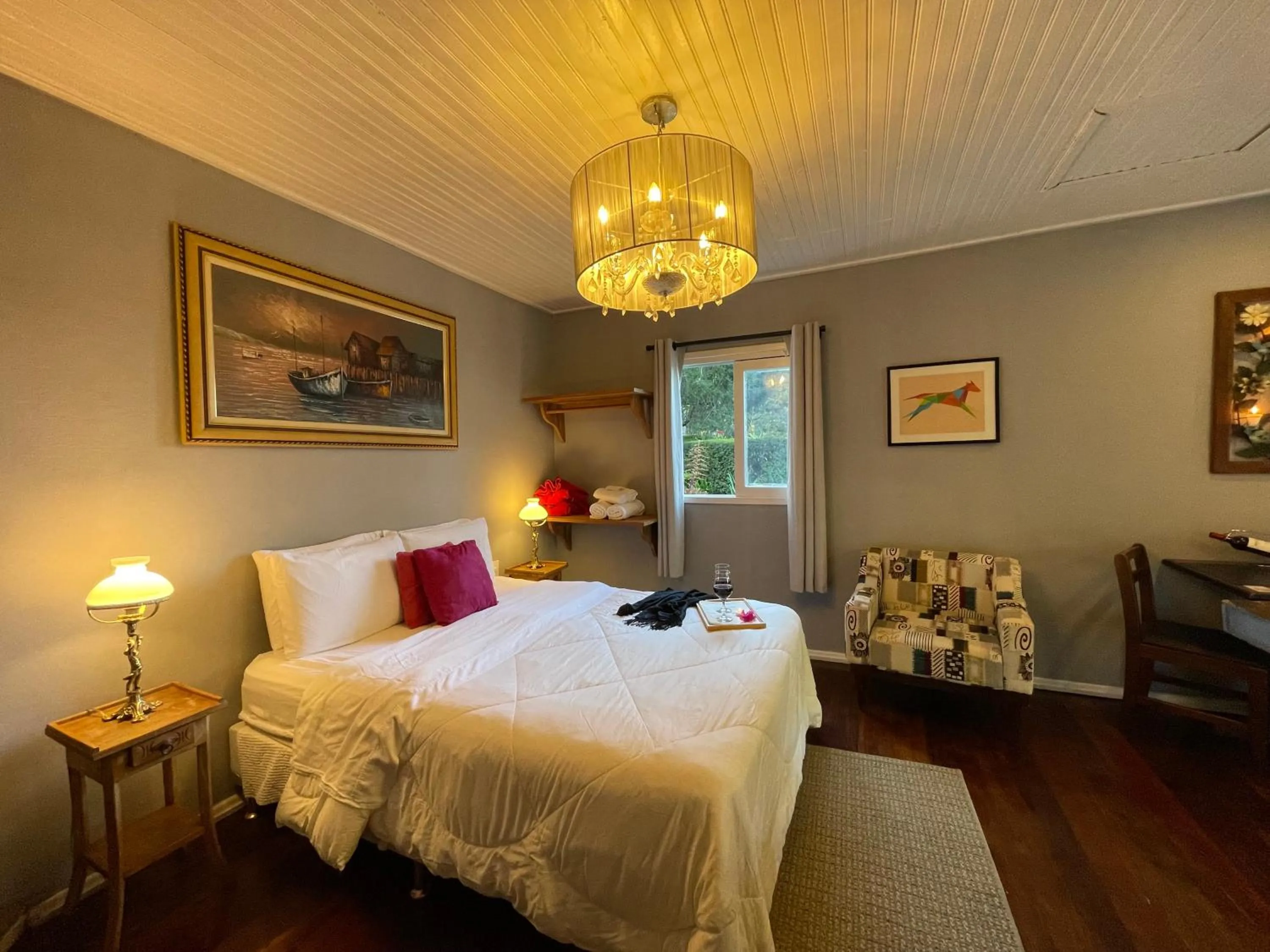 Bed in Pousada Refúgio das Aves