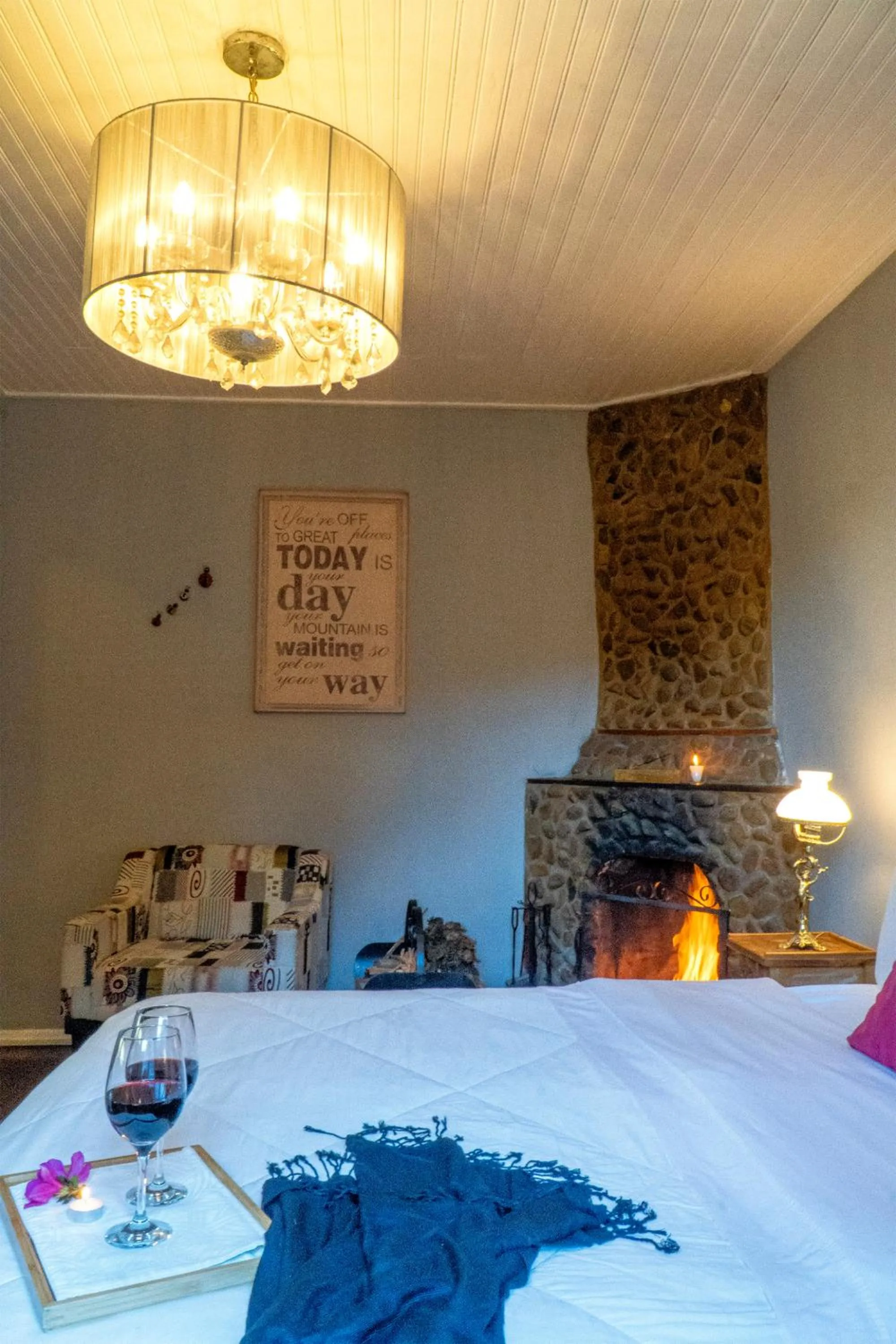 Bed in Pousada Refúgio das Aves