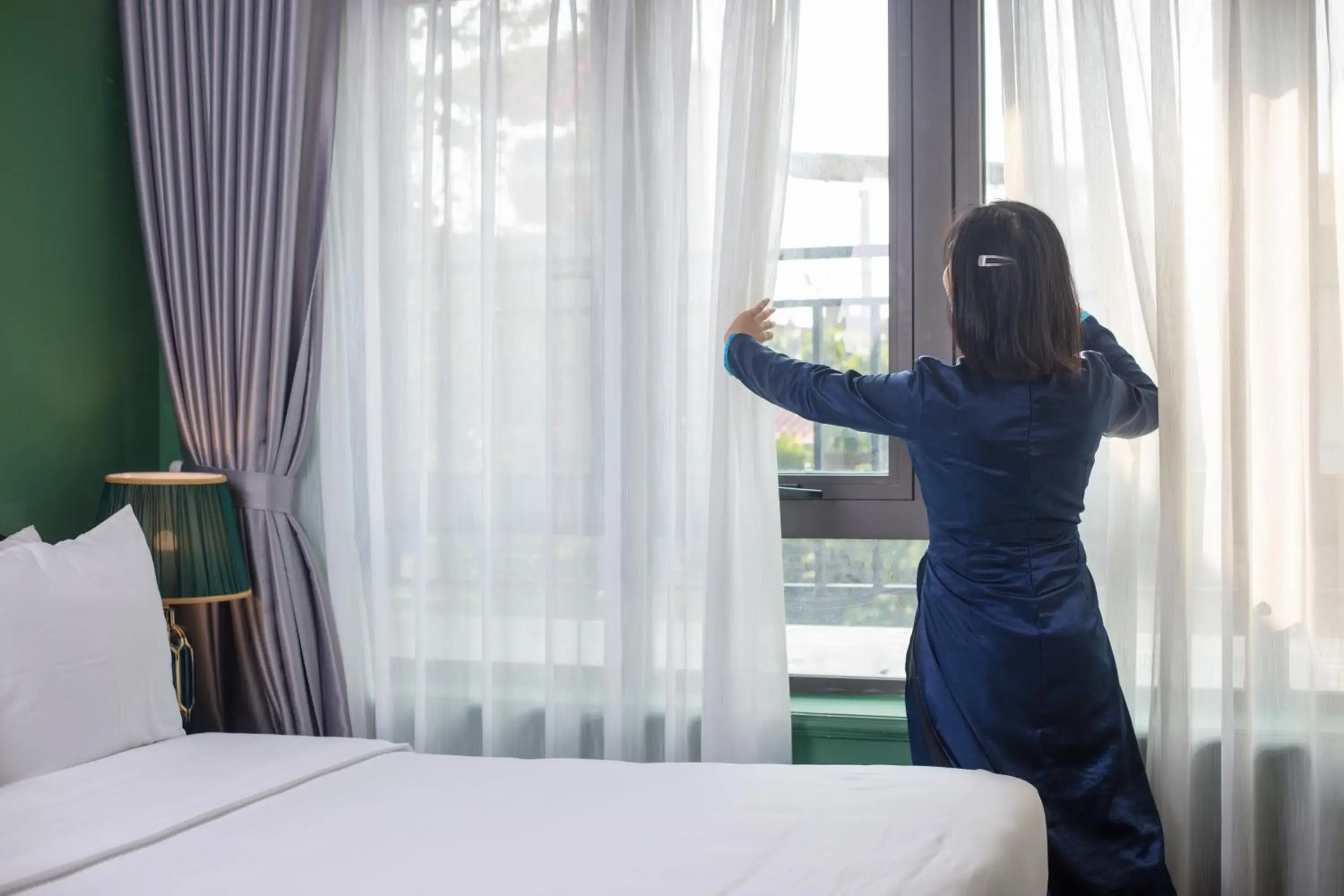 View (from property/room), Bed in Madelise Adora Hotel & Travel View (from property/room), Bed in Madelise Adora Hotel & Travel