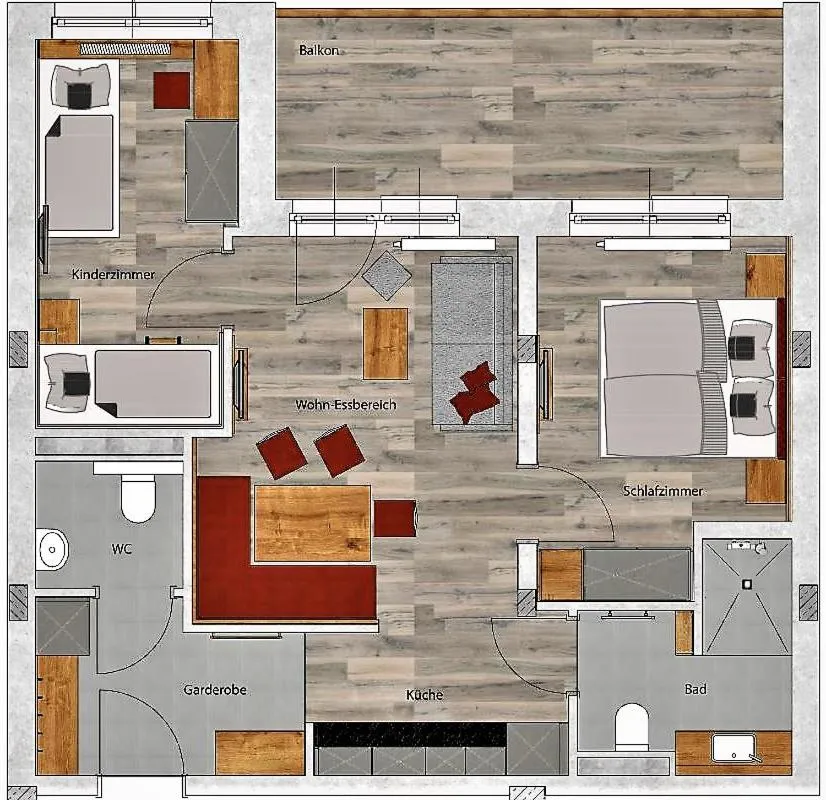 Photo of the whole room in Hotel Moser