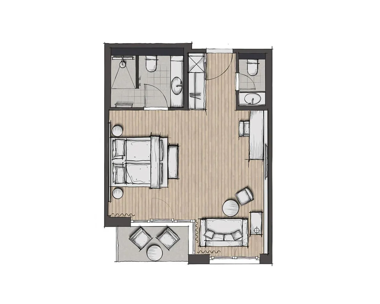 Photo of the whole room in Nouri