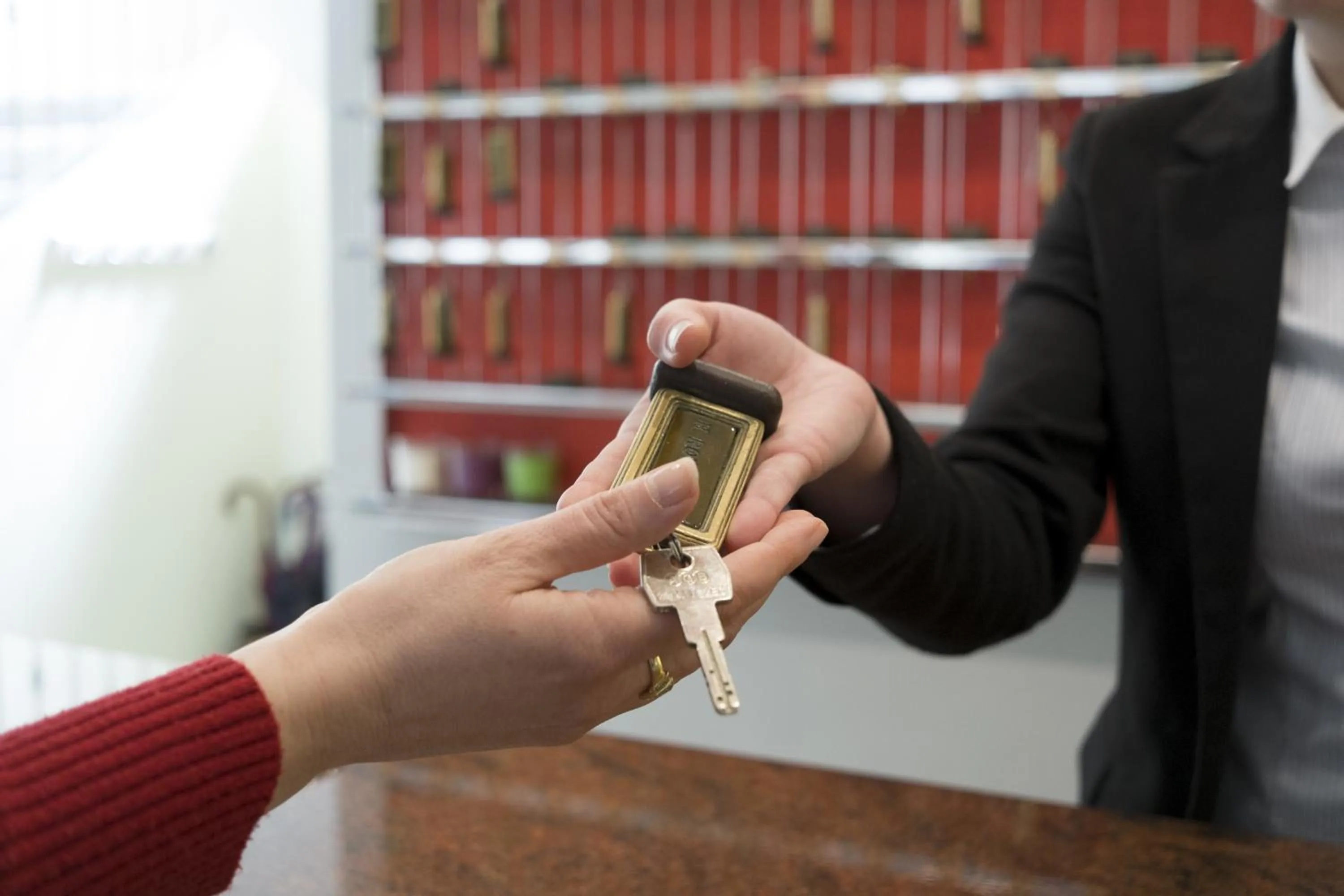 Lobby or reception in Hotel Romagna