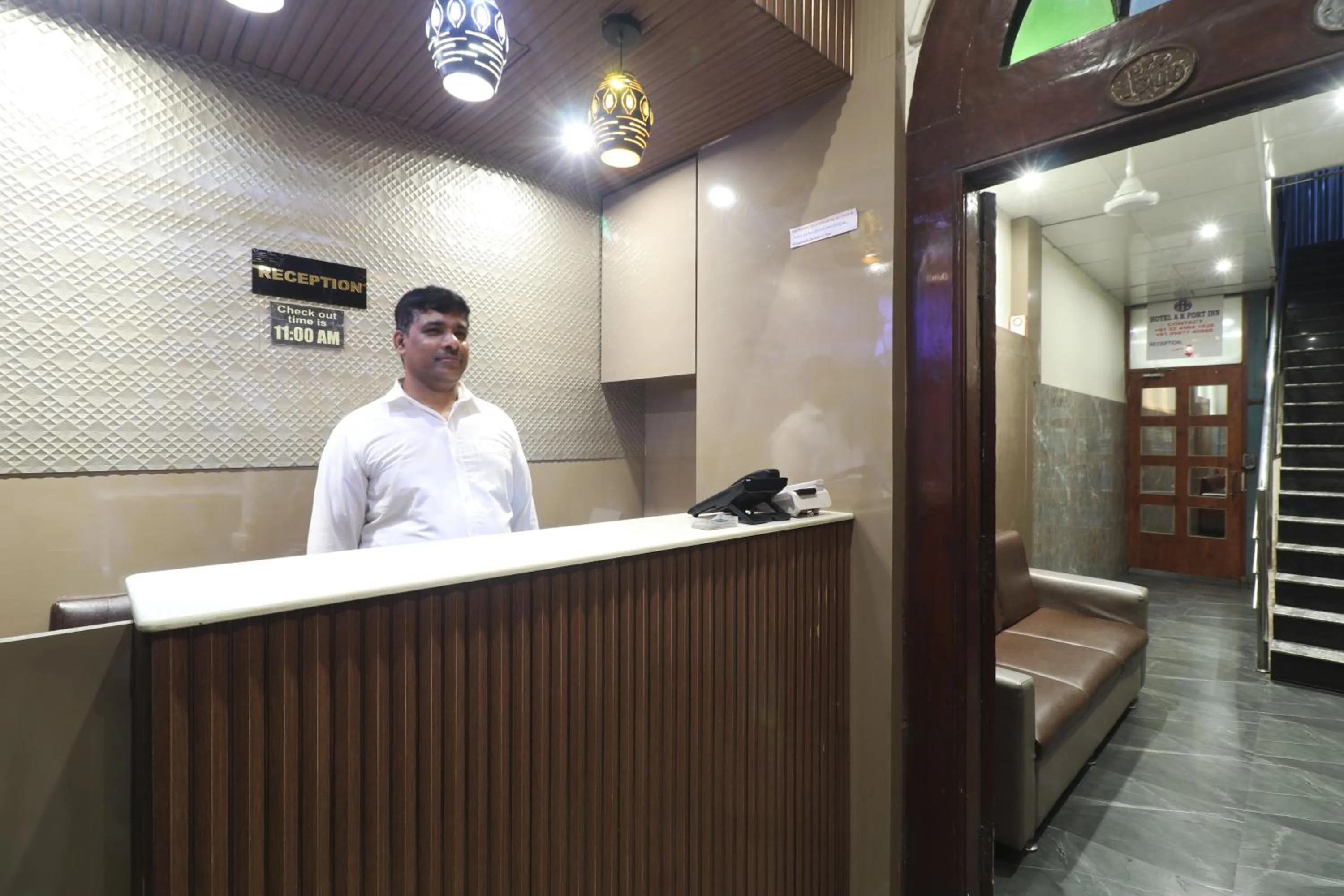 Lobby or reception in Hotel A K Fort Inn