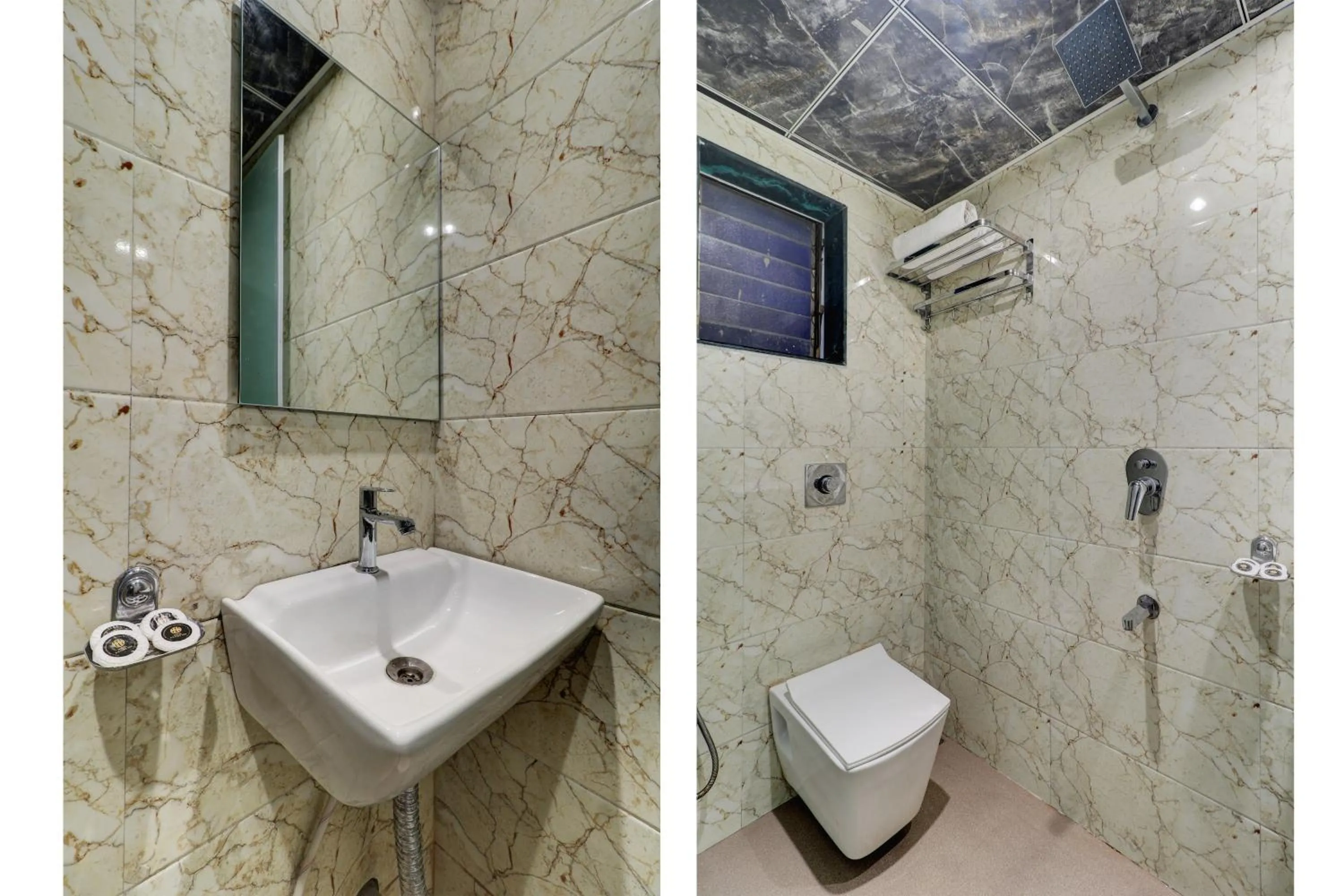 Bathroom in Hotel A K Fort Inn