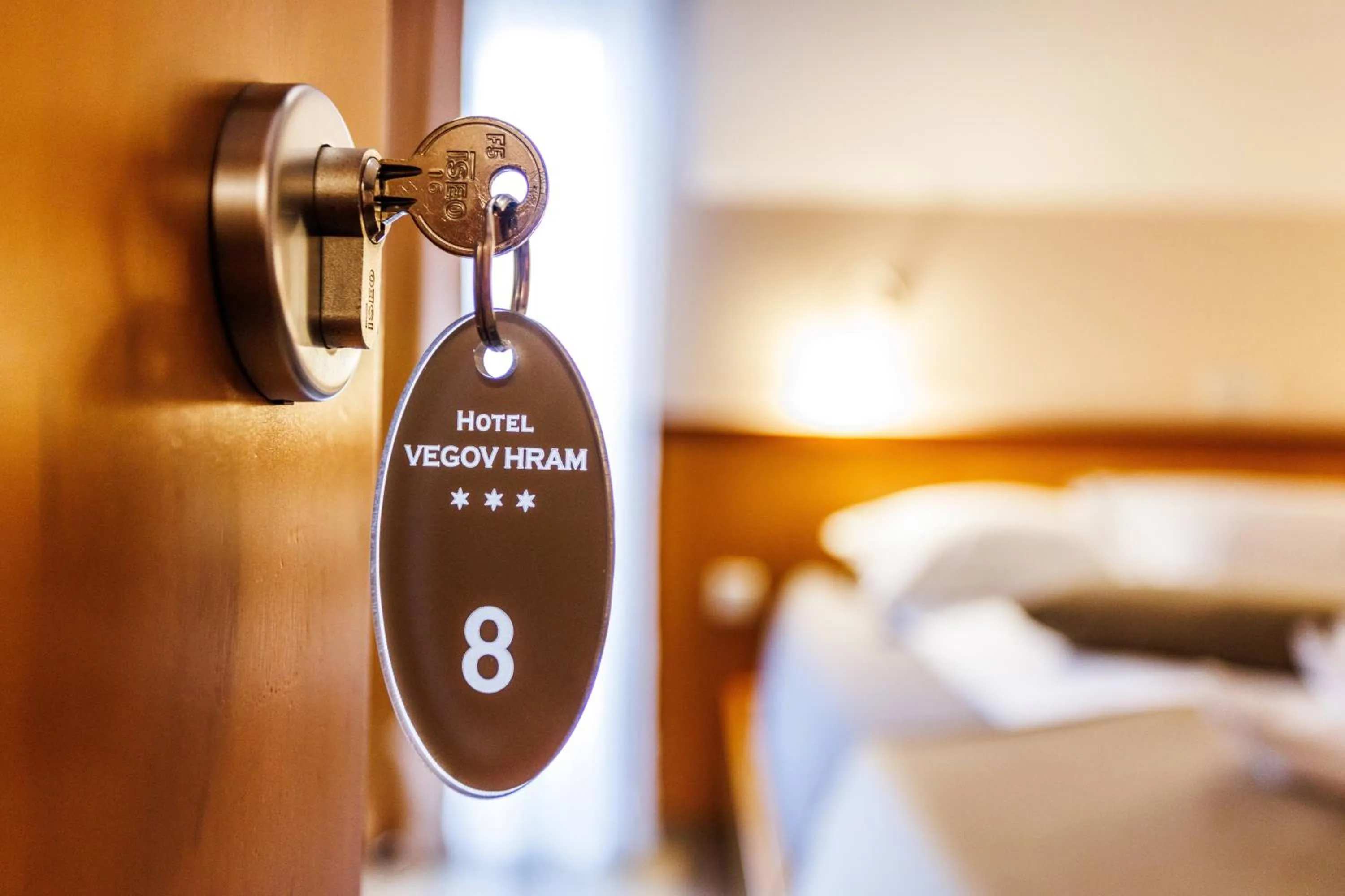 Bed in Hotel Vegov Hram