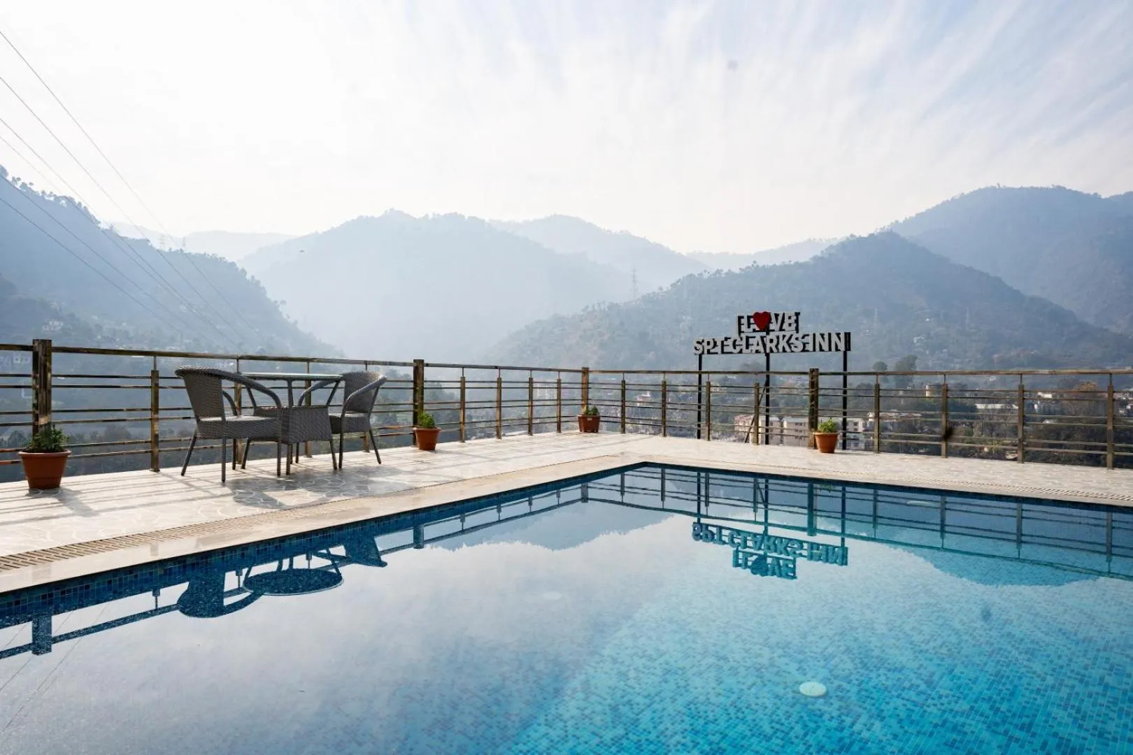 Swimming pool in SPT Clarks Inn Suite, Mandi