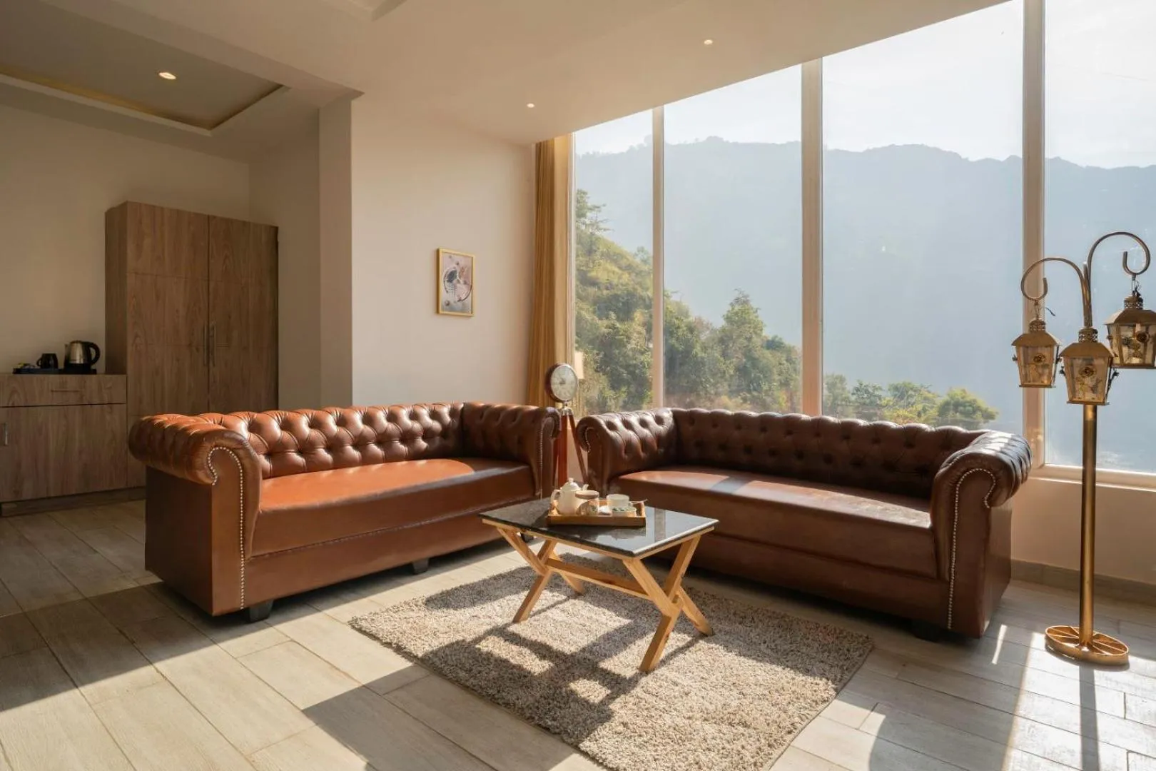 Seating area in SPT Clarks Inn Suite, Mandi