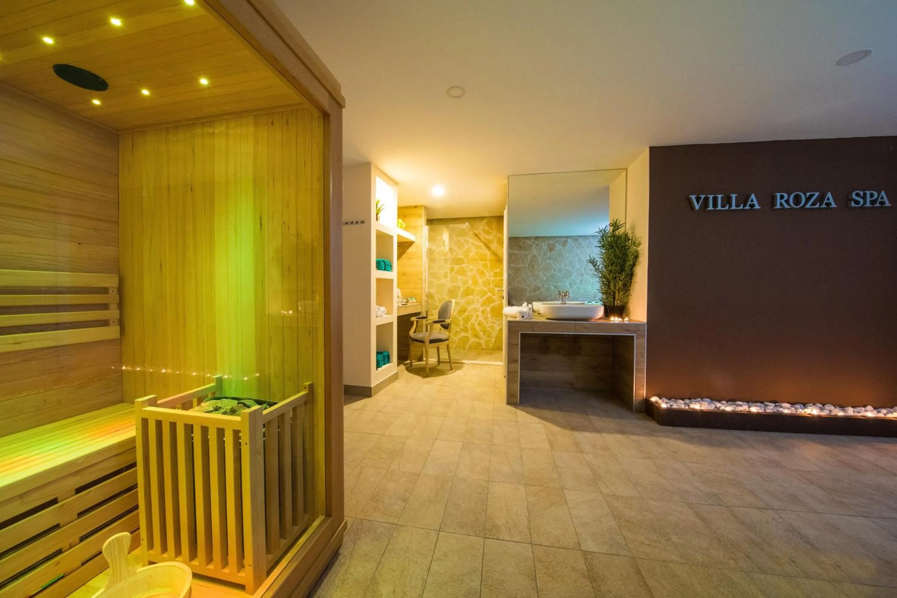 Sauna, Bed in Apartments Villa Roza