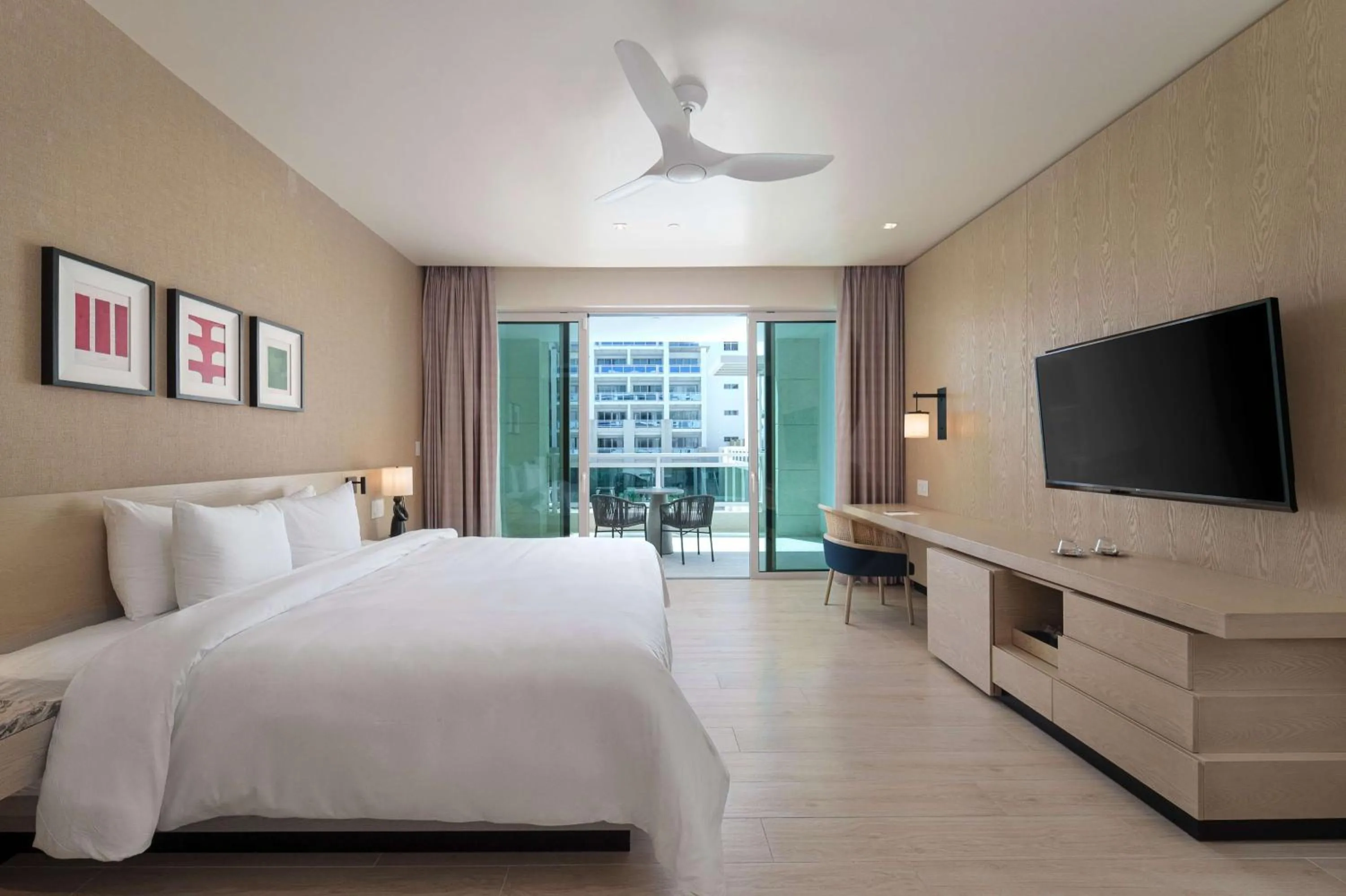 Photo of the whole room, Bed in Wyndham Grand Barbados Sam Lords Castle All Inclusive Resort