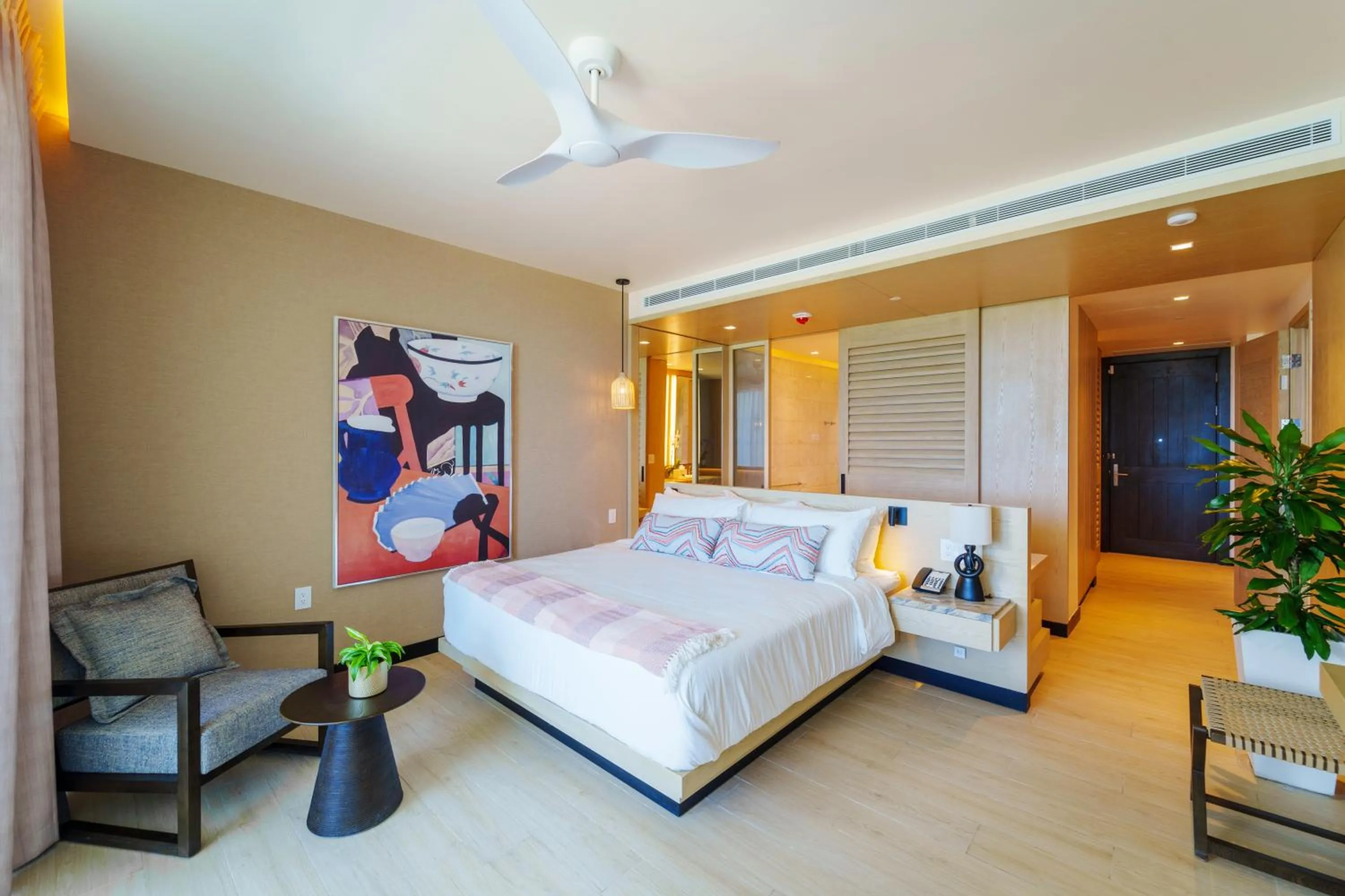 Bed in Wyndham Grand Barbados Sam Lords Castle All Inclusive Resort