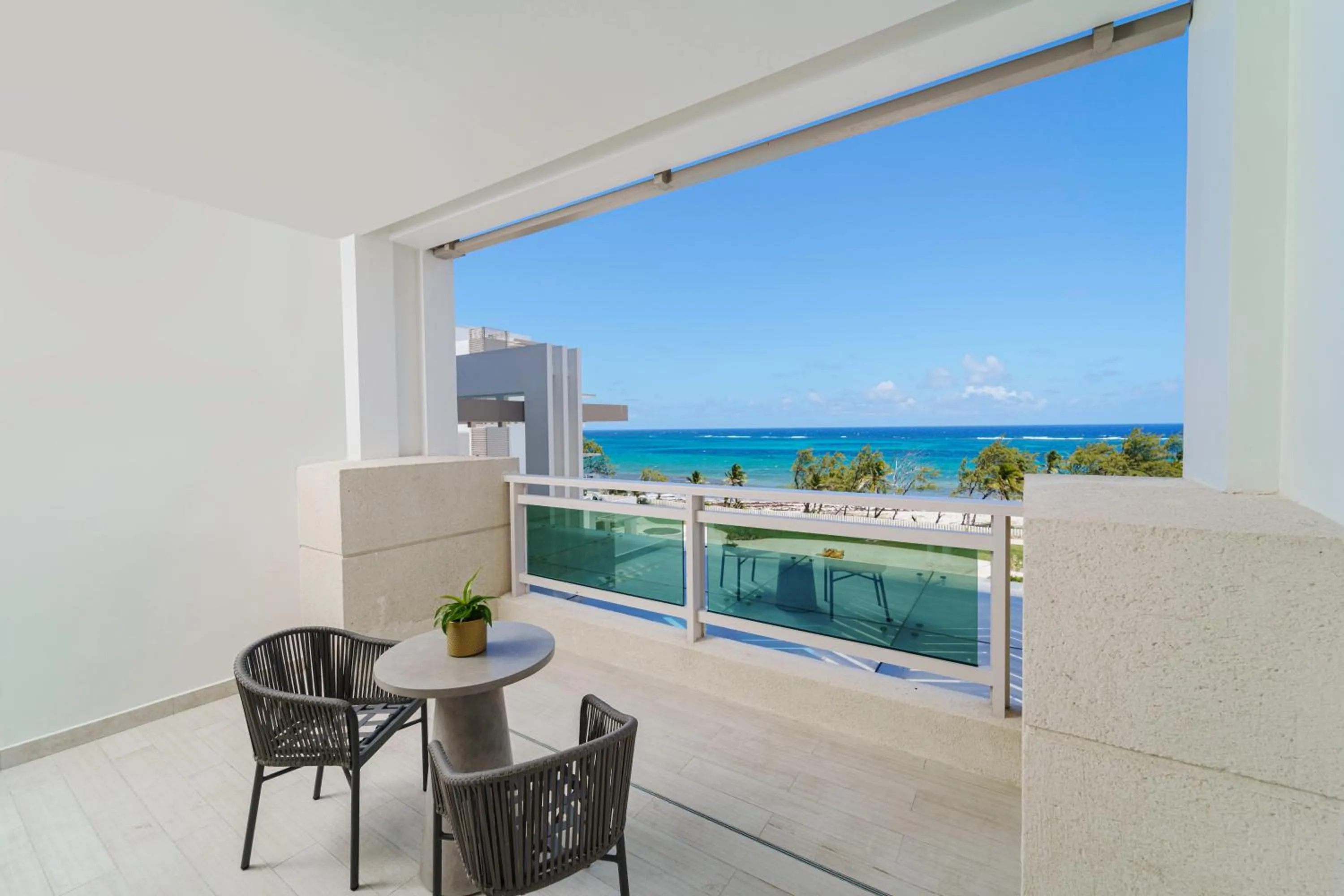 Balcony/Terrace in Wyndham Grand Barbados Sam Lords Castle All Inclusive Resort