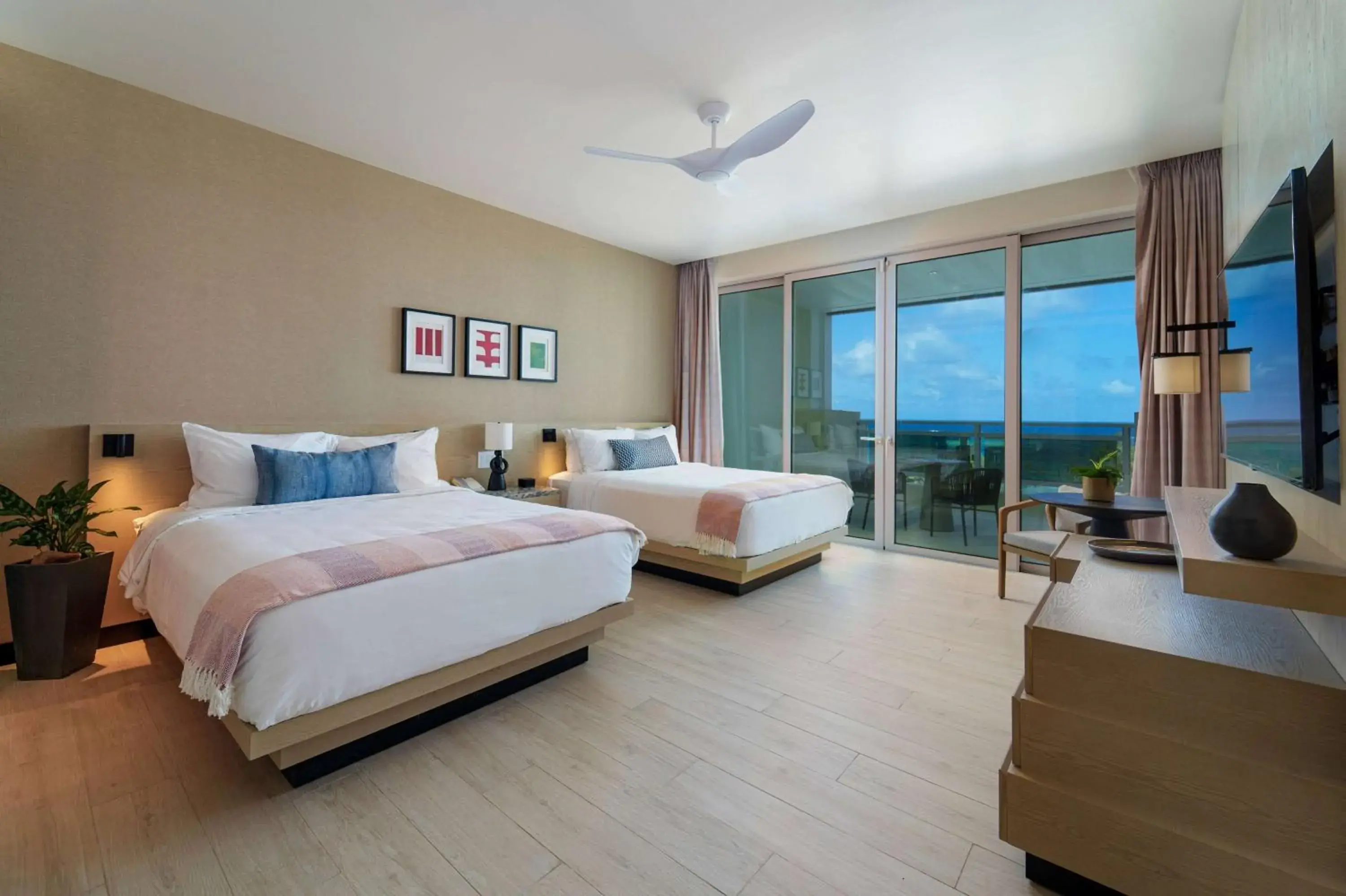 Deluxe Queen Room with Ocean View - single occupancy in Wyndham Grand Barbados Sam Lords Castle All Inclusive Resort Deluxe Queen Room with Ocean View - single occupancy in Wyndham Grand Barbados Sam Lords Castle All Inclusive Resort