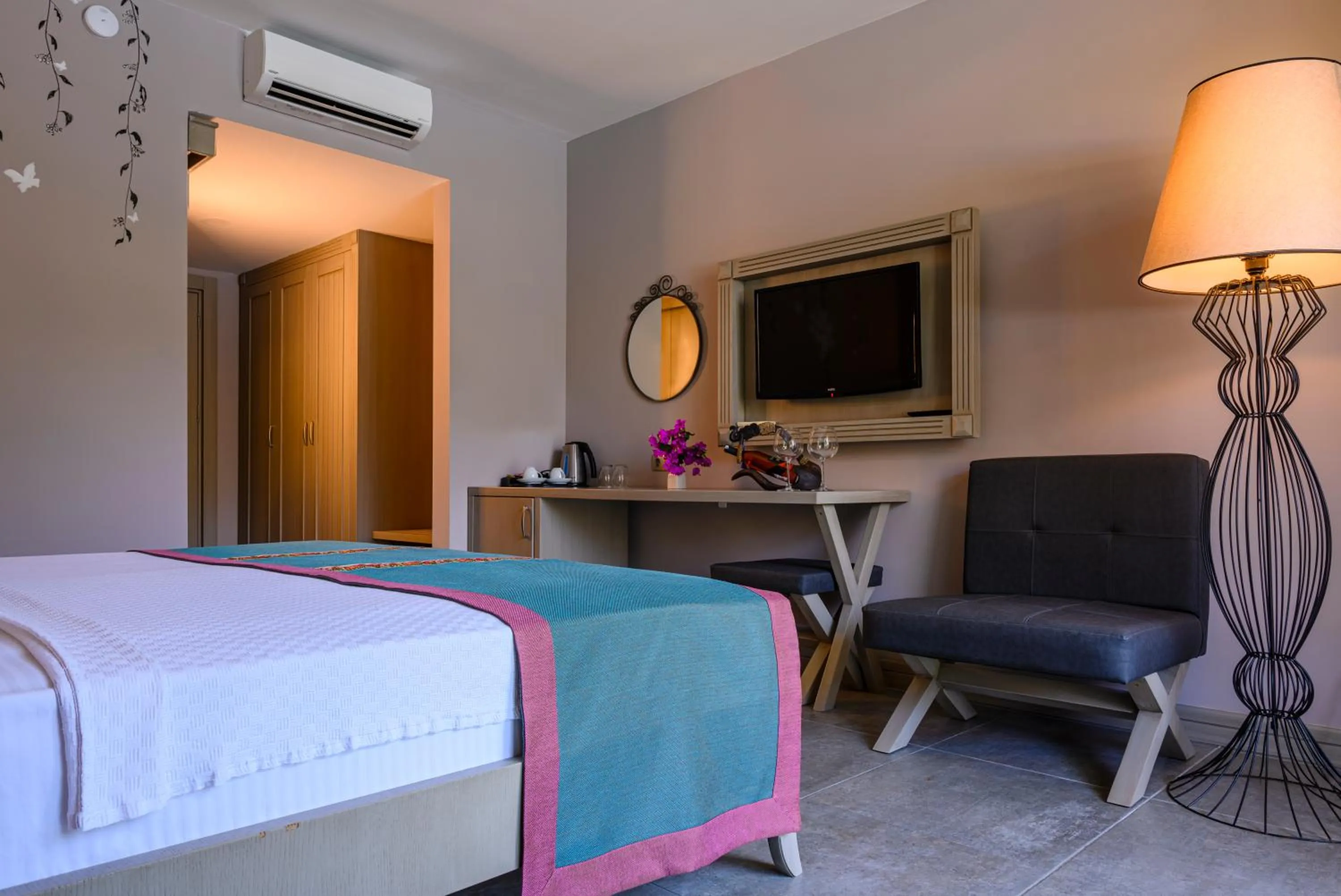 TV and multimedia, Bed in Villa Rustica Hotel