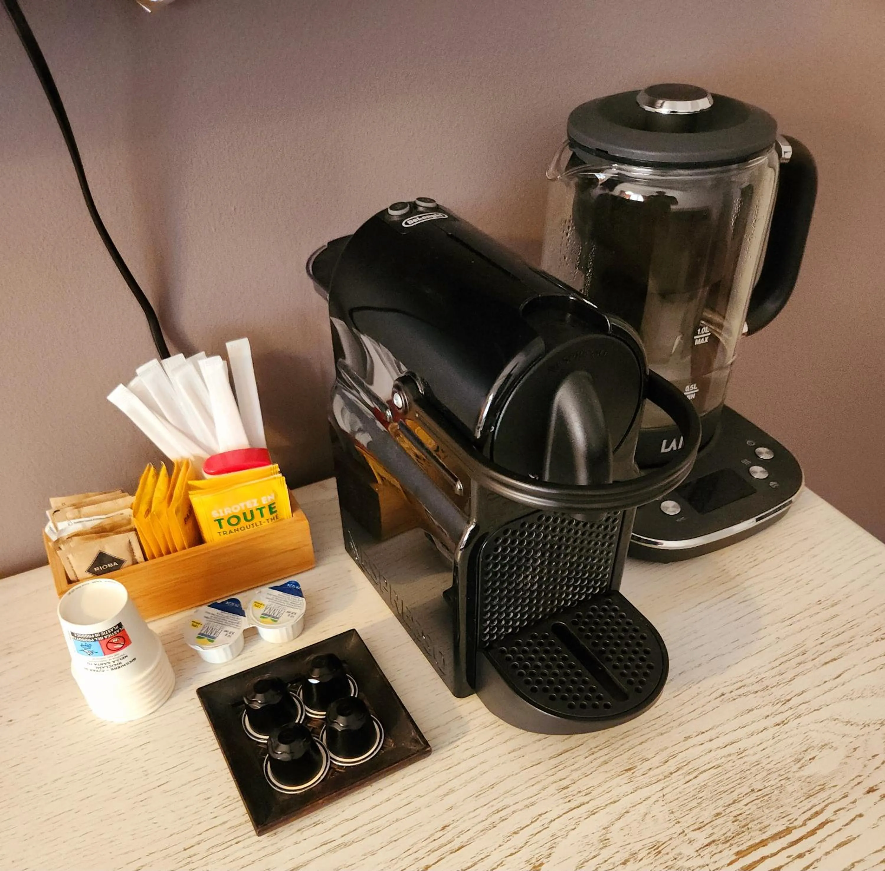 Coffee/tea facilities in Gaia Suites - A due passi dal centro - Parcheggio privato