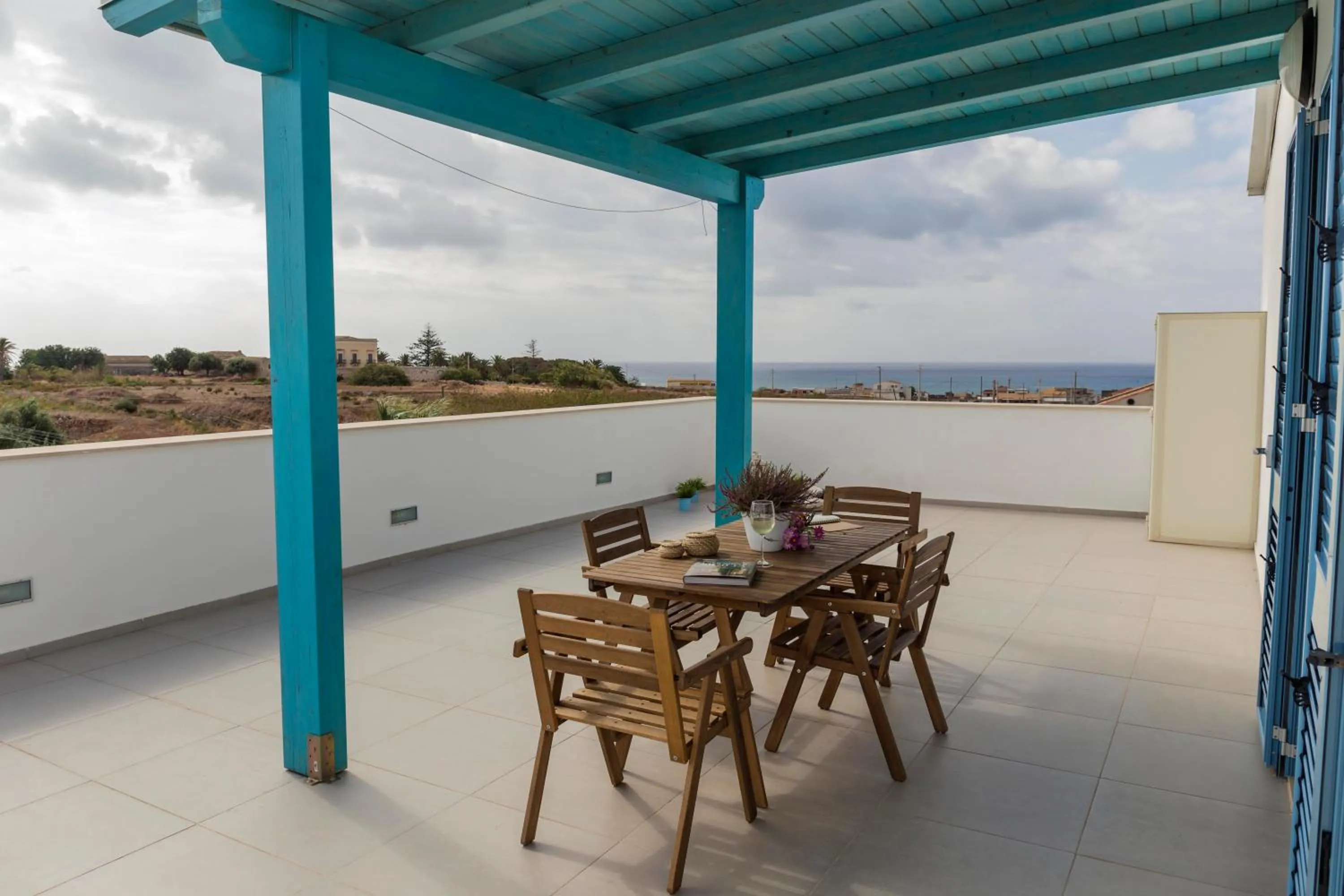 Balcony/Terrace in MareinSicilia Dammusa Residence