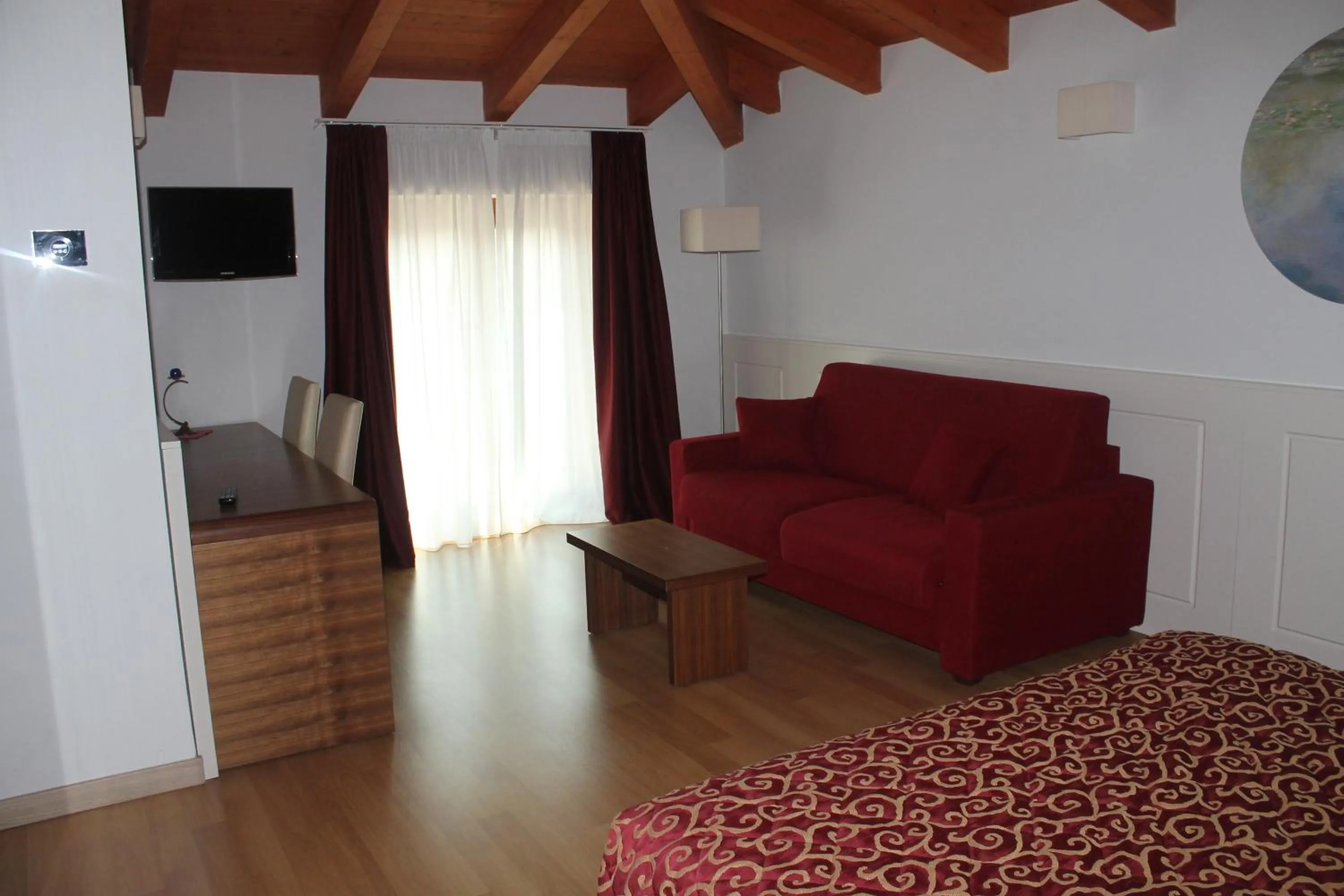 Bed in Hotel Eridano