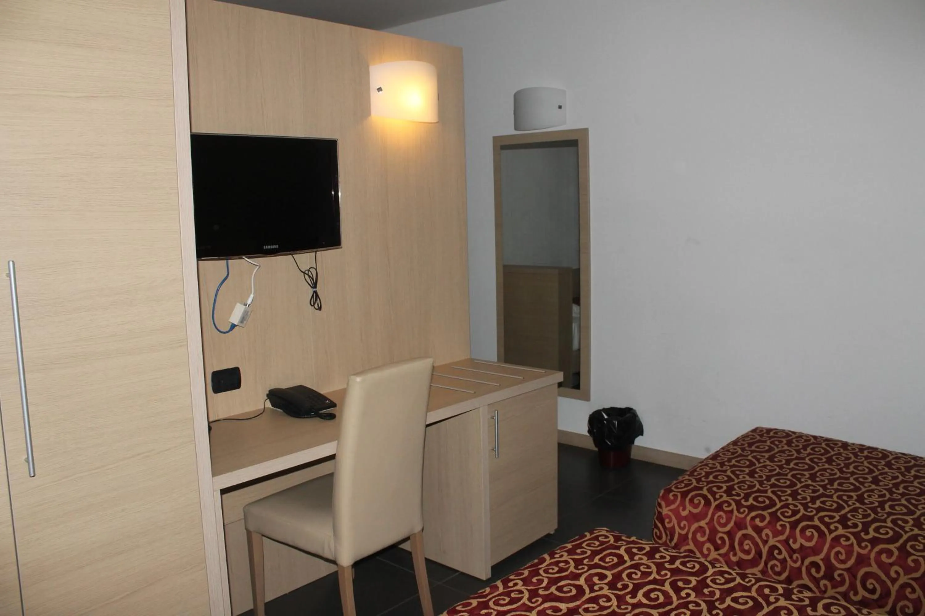 Bed in Hotel Eridano