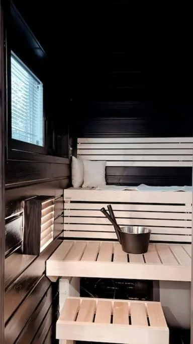 Sauna in Beautiful Villa by the sea