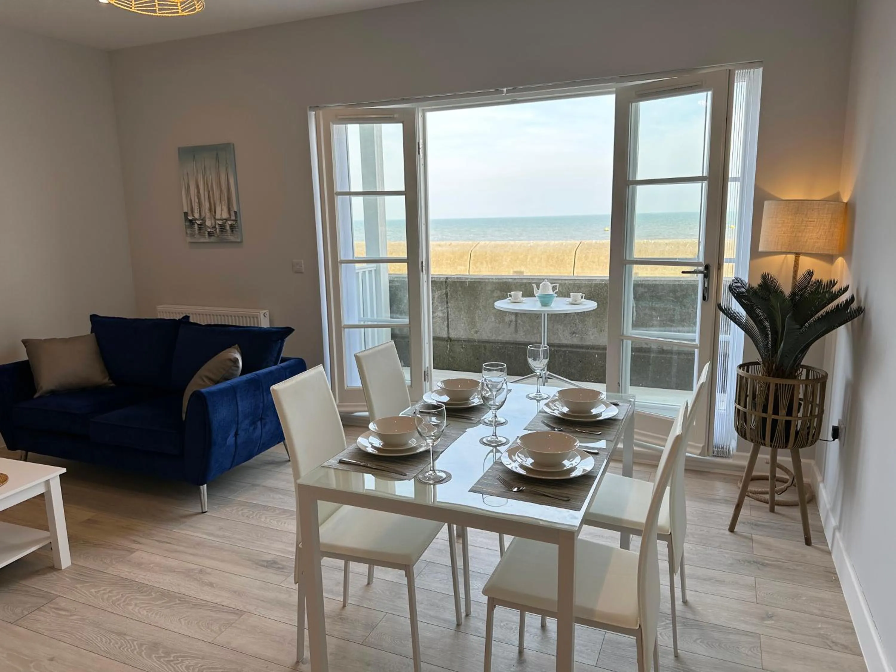 Natural landscape in Ocean View Suite - Near Hythe - On Beach Seafront - Private Parking