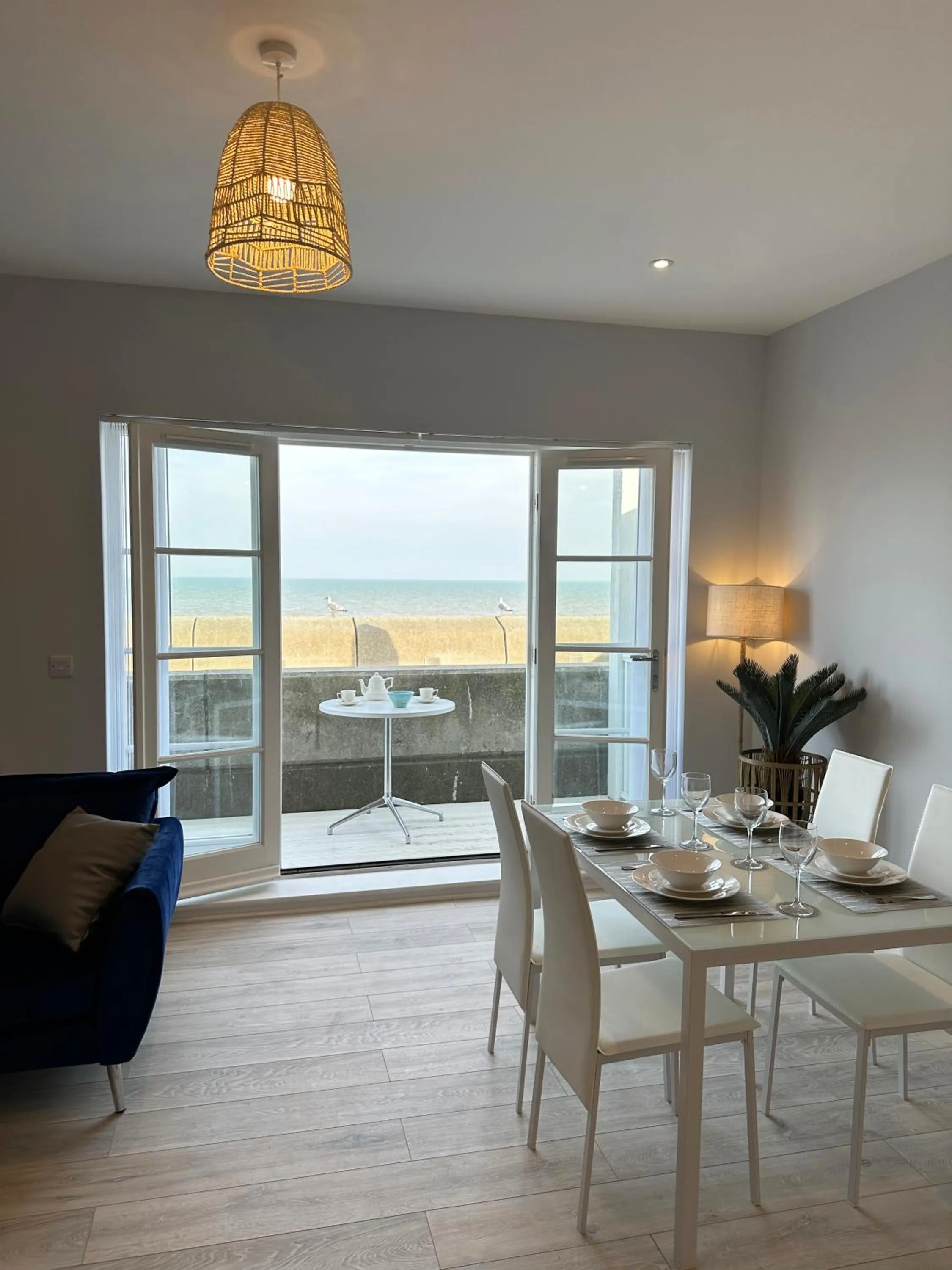 View (from property/room) in Ocean View Suite - Near Hythe - On Beach Seafront - Private Parking