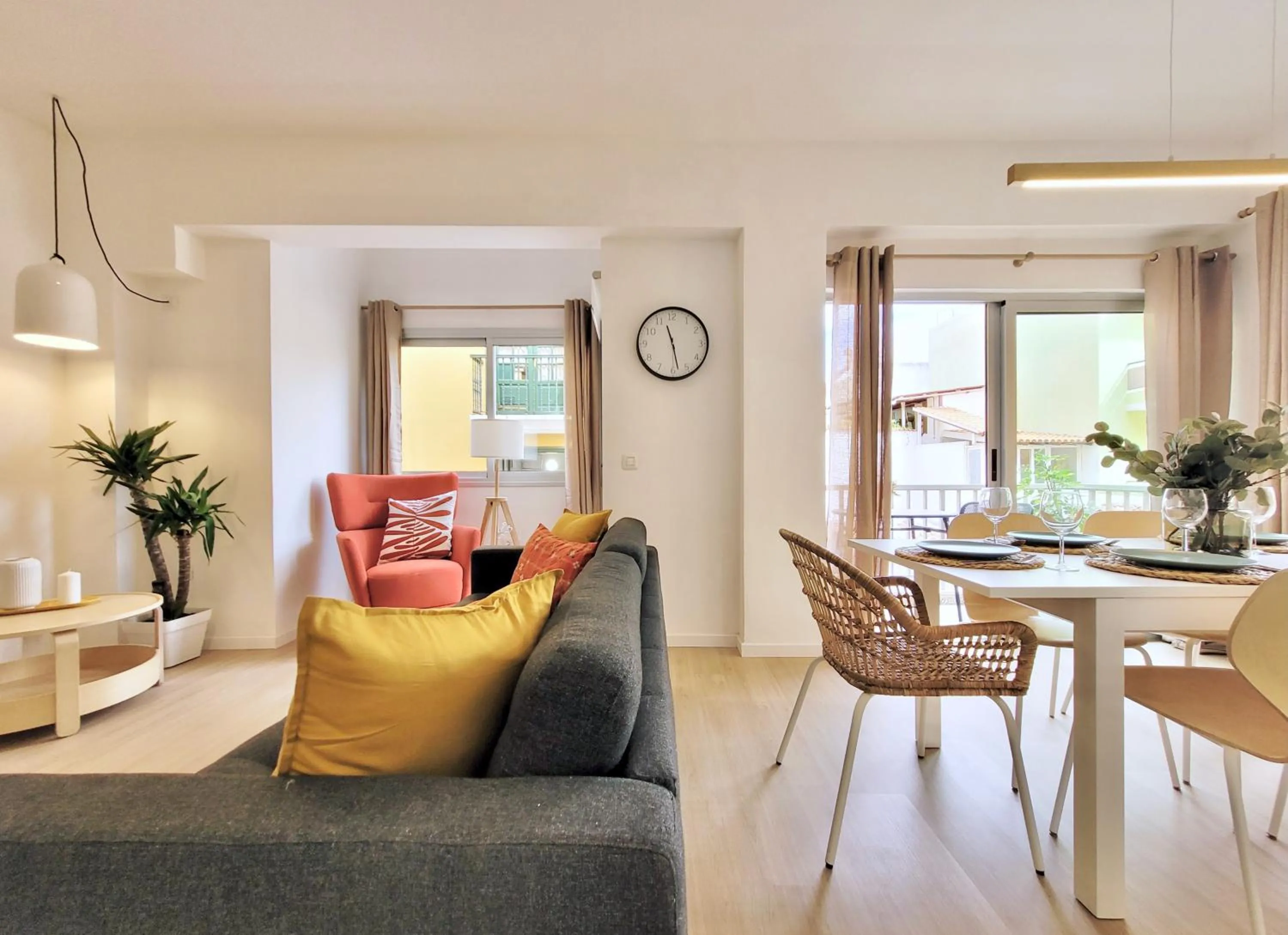 Living room in Plaza y Playa