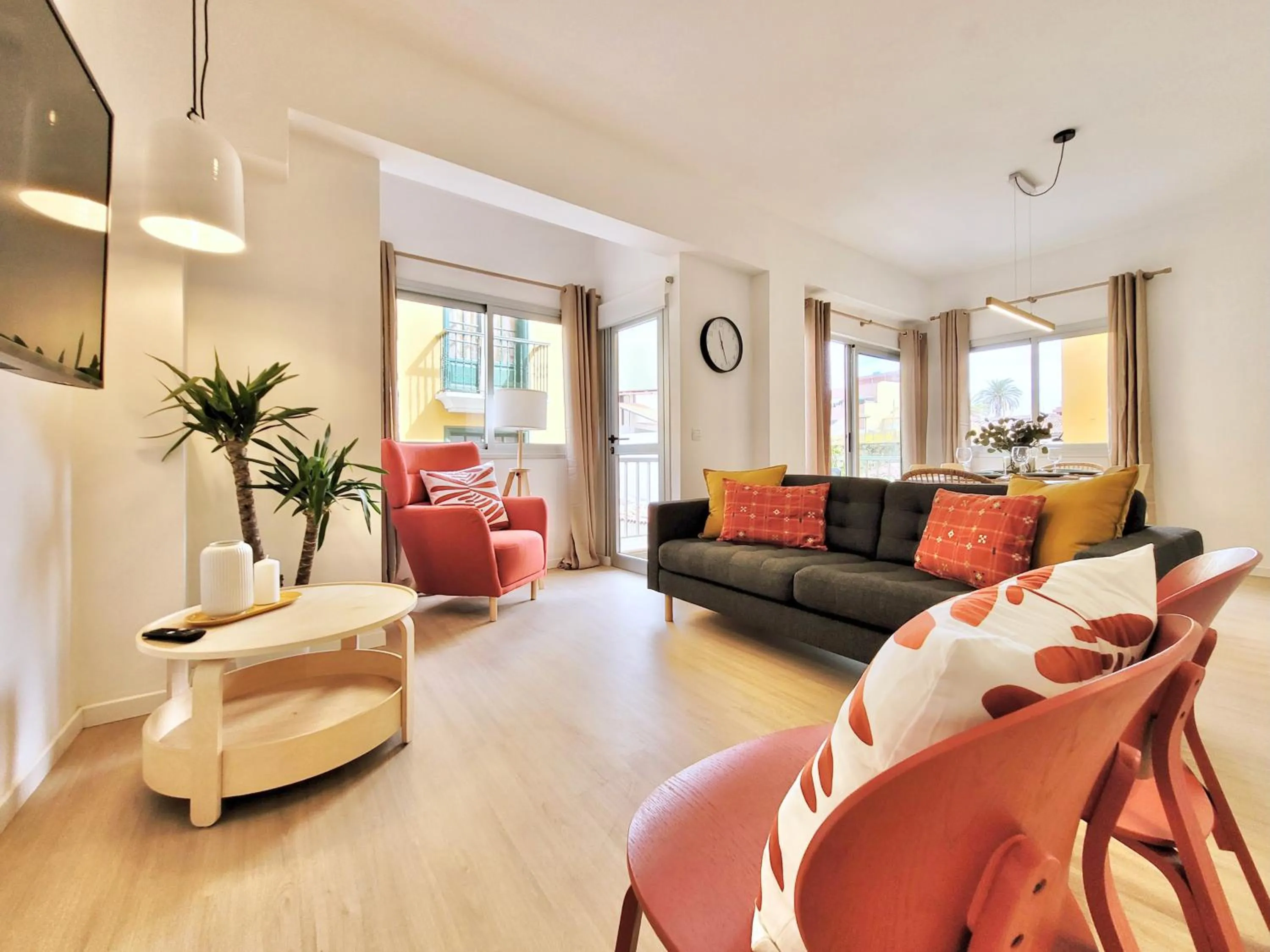 Living room in Plaza y Playa