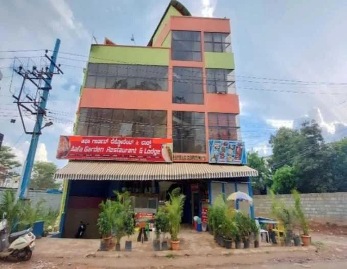 Facade/entrance in Hotel O Aafa Garden Restaurant and Lodge