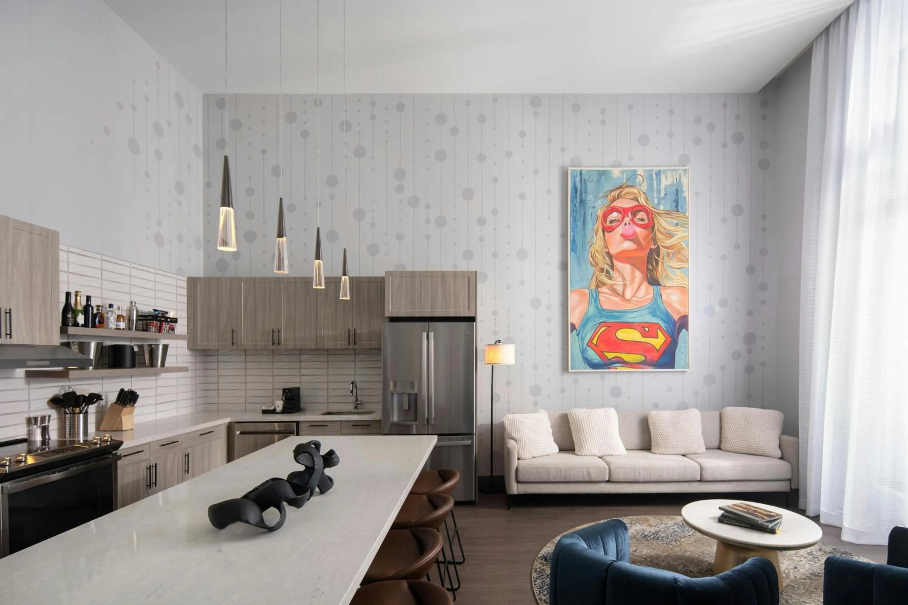 Living room in Trilith Guesthouse, Fayetteville, GA, a Tribute Portfolio Hotel