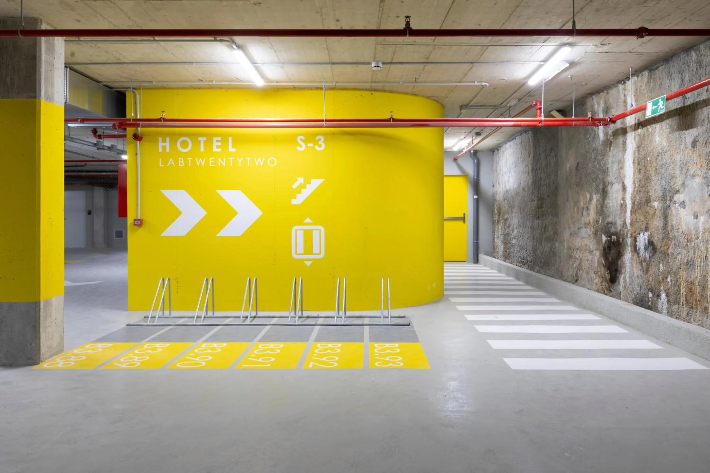 Parking in Labtwentytwo Barcelona, a Tribute Portfolio Hotel by Marriott