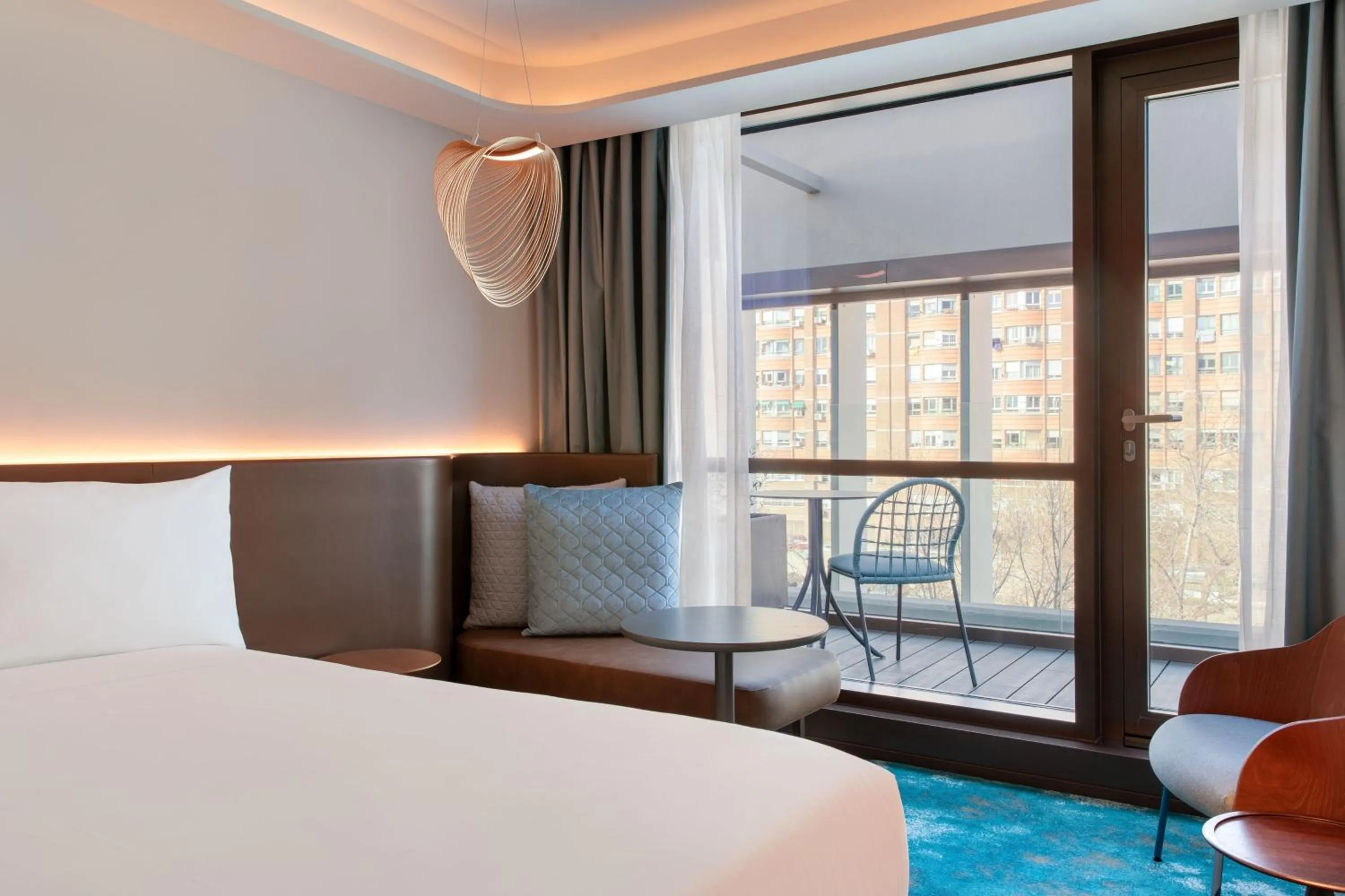 Bedroom, Bed in Labtwentytwo Barcelona, a Tribute Portfolio Hotel by Marriott