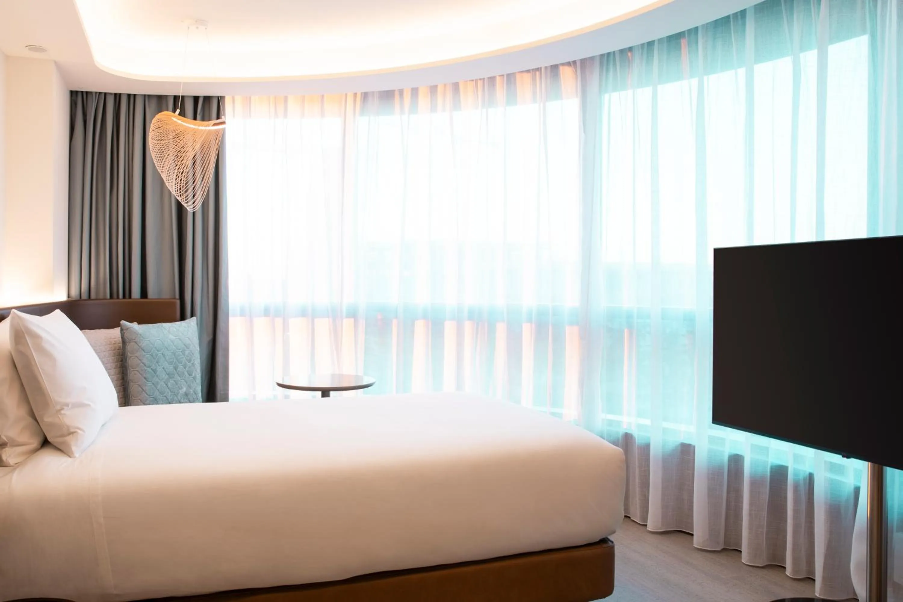 Bedroom, Bed in Labtwentytwo Barcelona, a Tribute Portfolio Hotel by Marriott