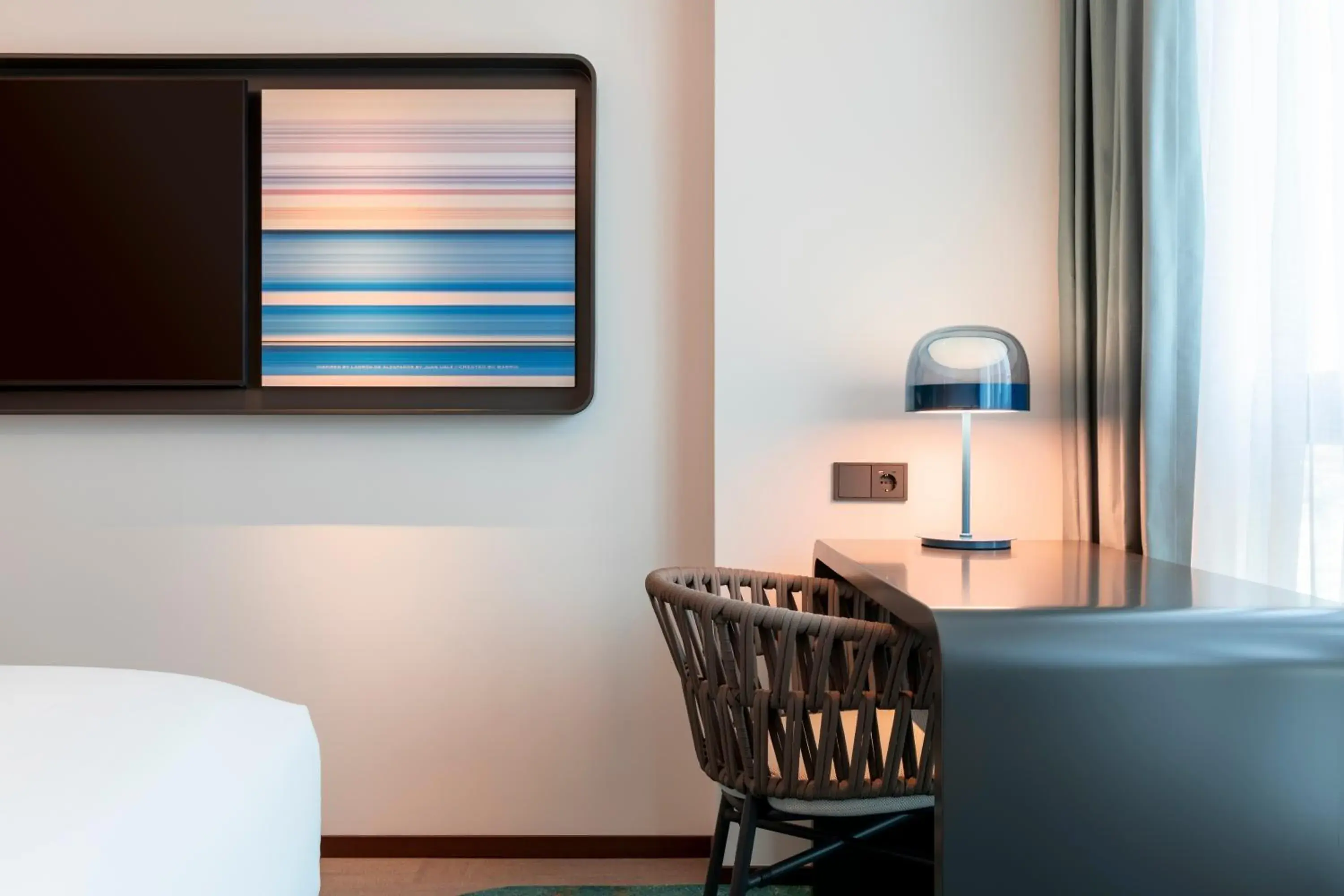 Bedroom, Bed in Labtwentytwo Barcelona, a Tribute Portfolio Hotel by Marriott Bedroom, Bed in Labtwentytwo Barcelona, a Tribute Portfolio Hotel by Marriott