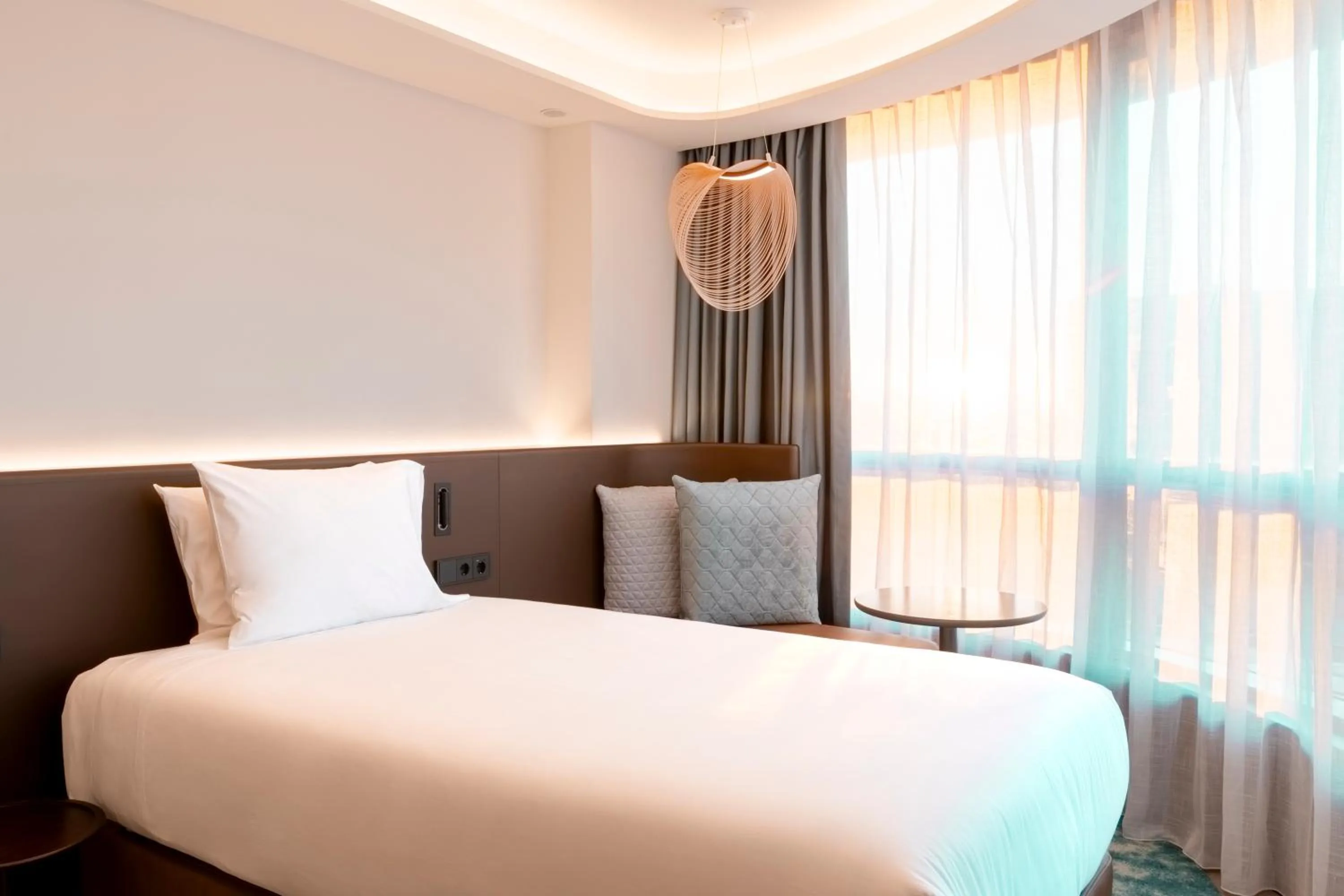 Bedroom, Bed in Labtwentytwo Barcelona, a Tribute Portfolio Hotel by Marriott