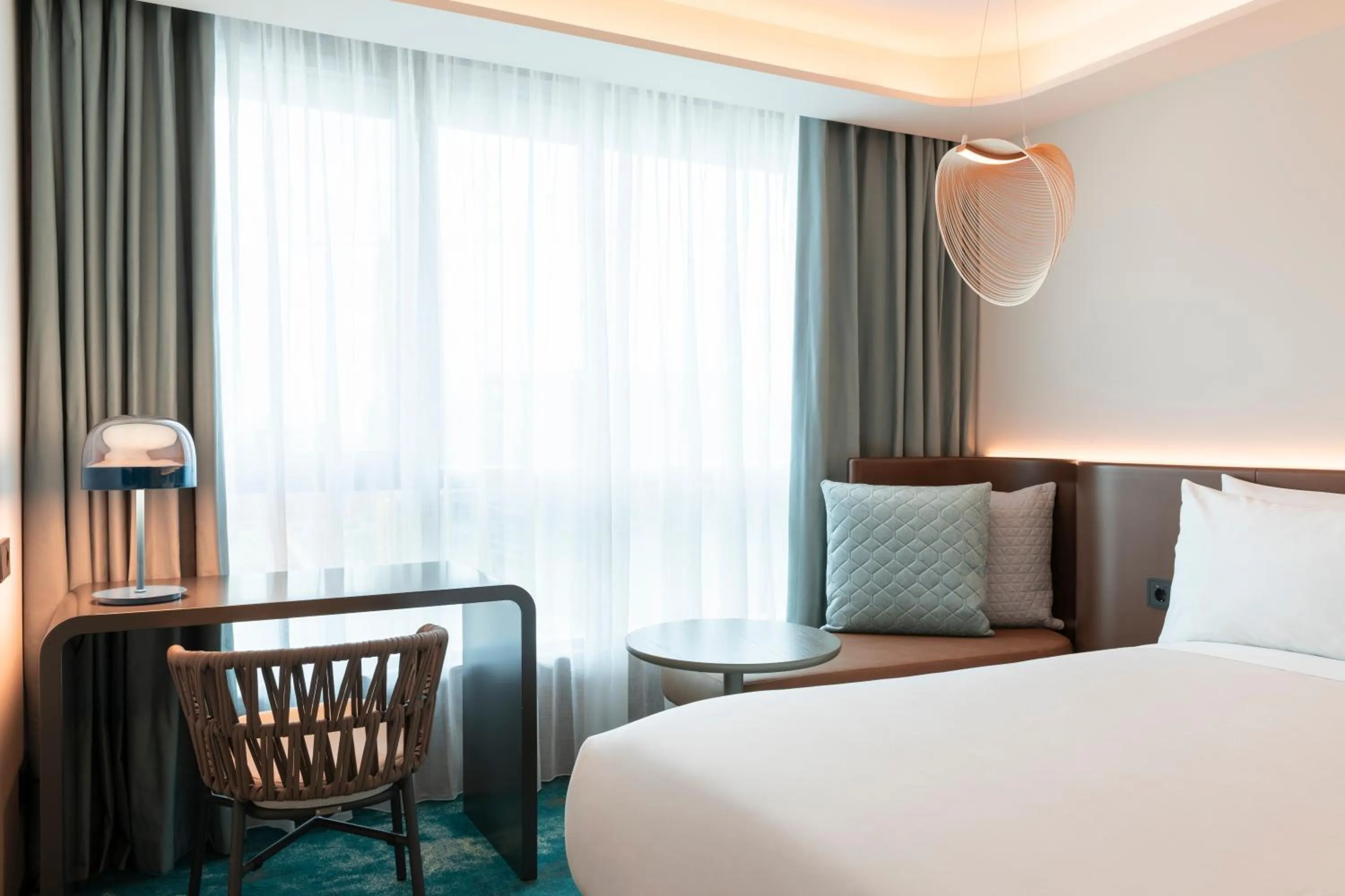 Bedroom, Bed in Labtwentytwo Barcelona, a Tribute Portfolio Hotel by Marriott