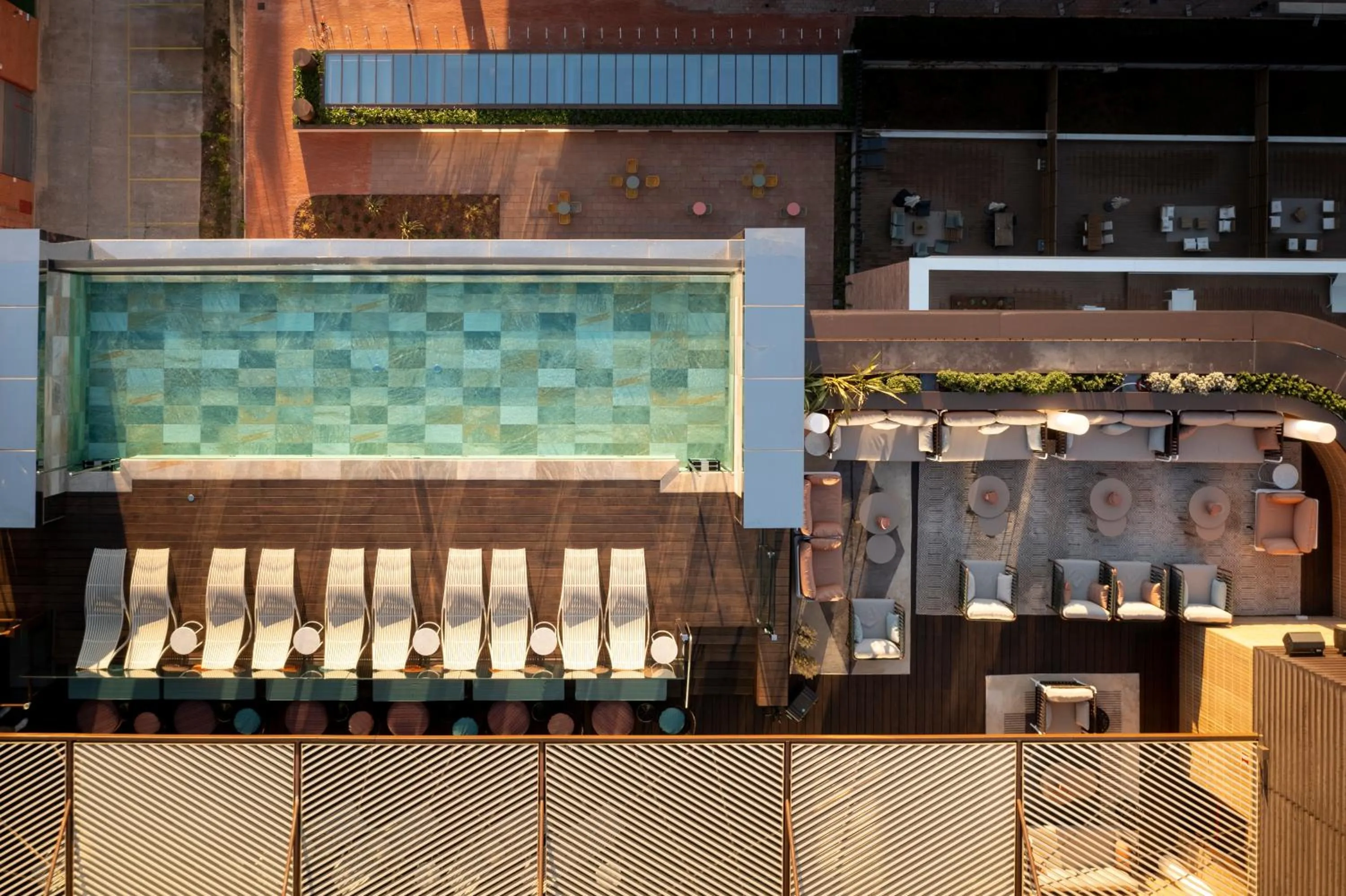 Swimming pool in Labtwentytwo Barcelona, a Tribute Portfolio Hotel by Marriott