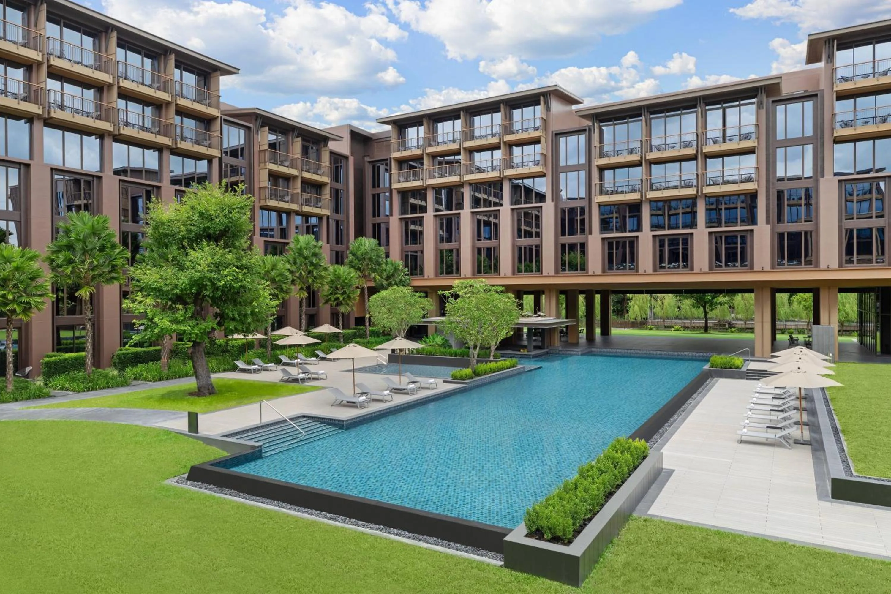 Lobby or reception in Courtyard by Marriott Bangkok Suvarnabhumi Airport