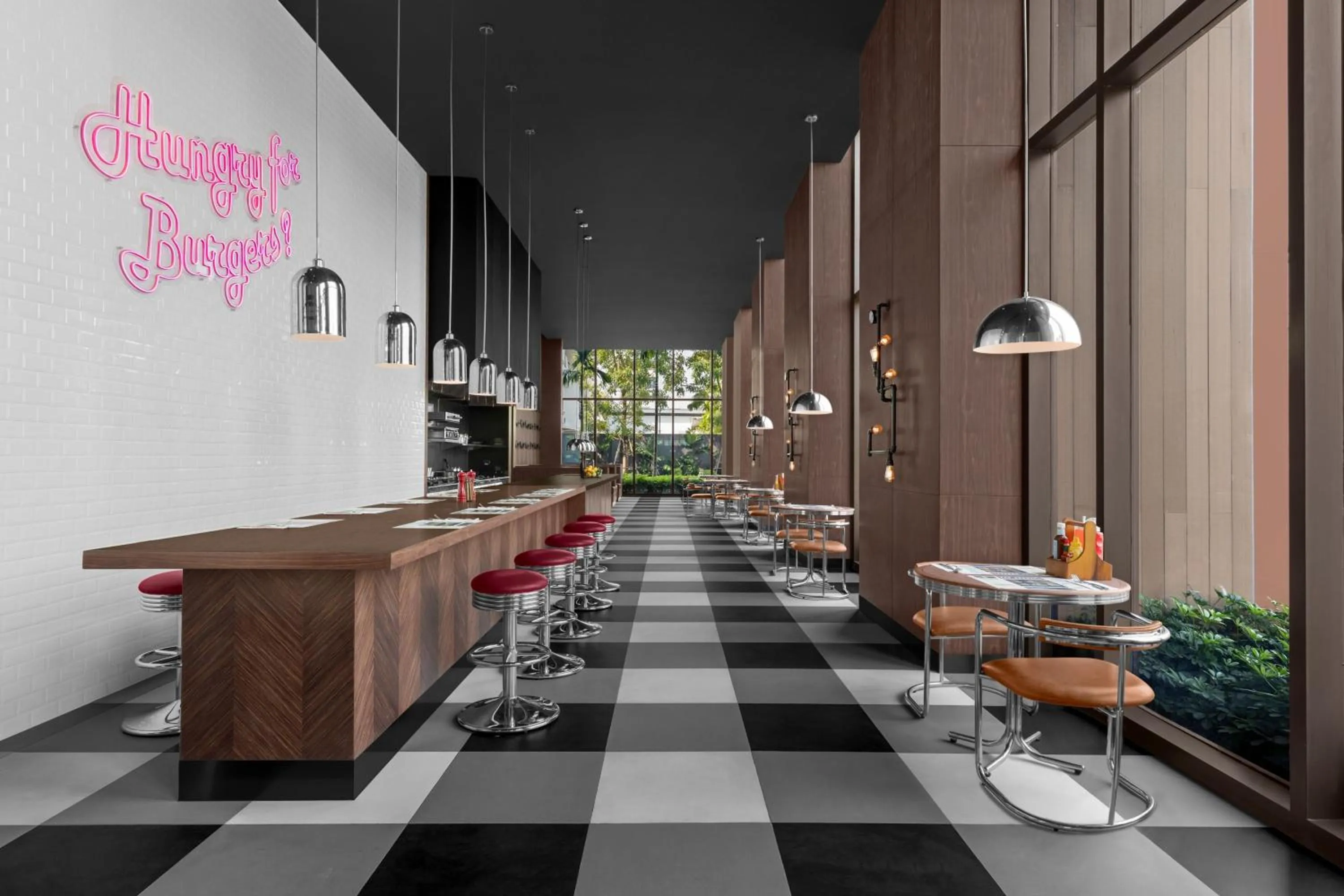 Restaurant/places to eat in Courtyard by Marriott Bangkok Suvarnabhumi Airport