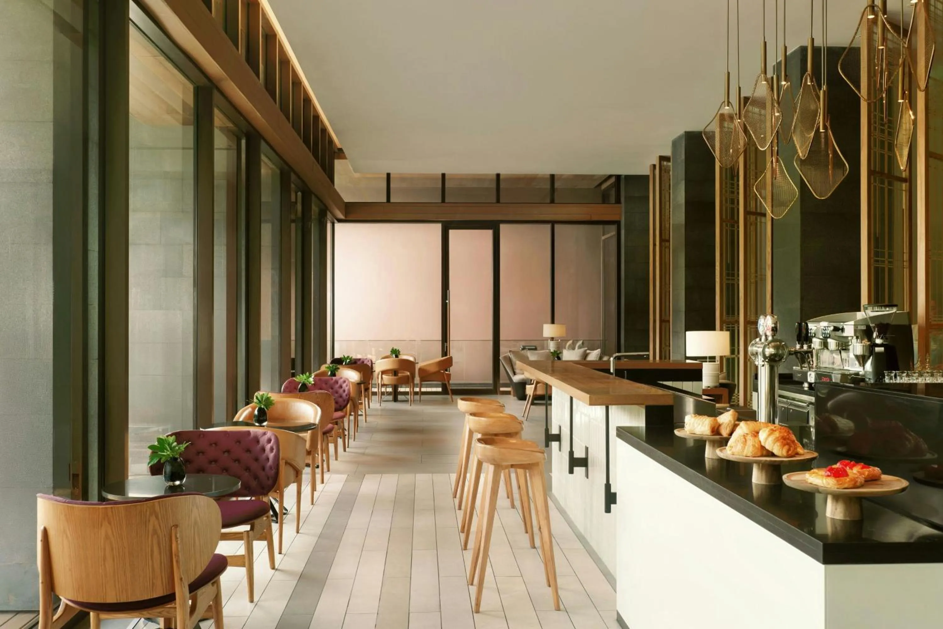 Lobby or reception in Courtyard by Marriott Bangkok Suvarnabhumi Airport