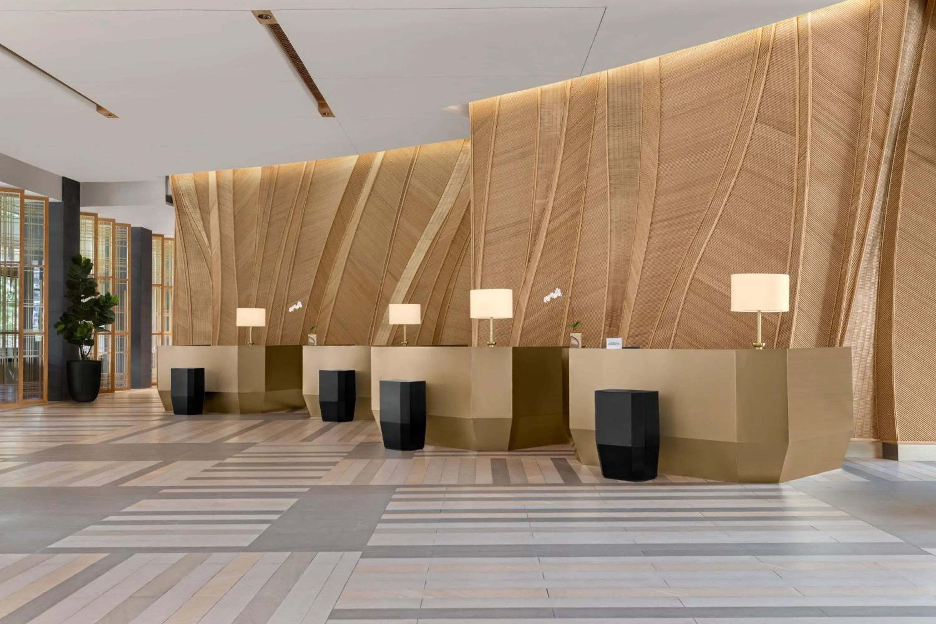 Lobby or reception in Courtyard by Marriott Bangkok Suvarnabhumi Airport