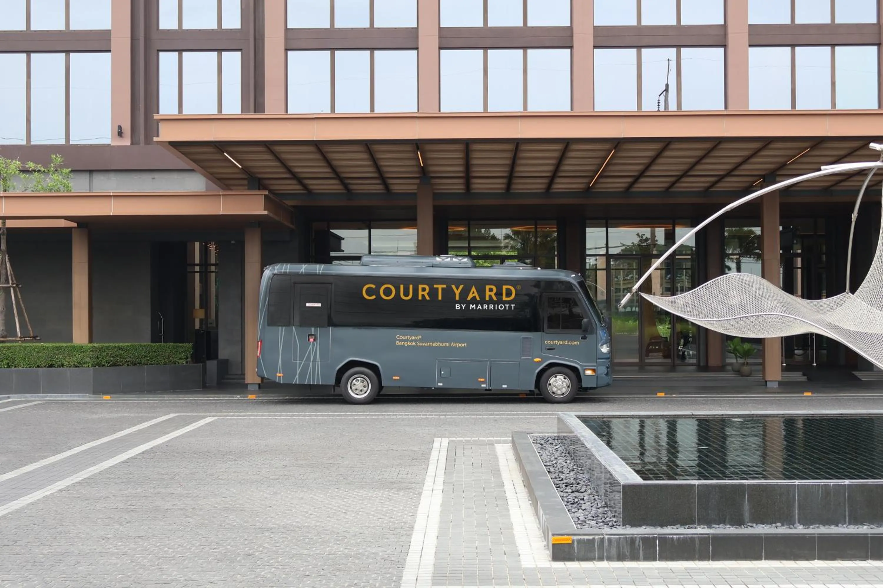 shuttle in Courtyard by Marriott Bangkok Suvarnabhumi Airport