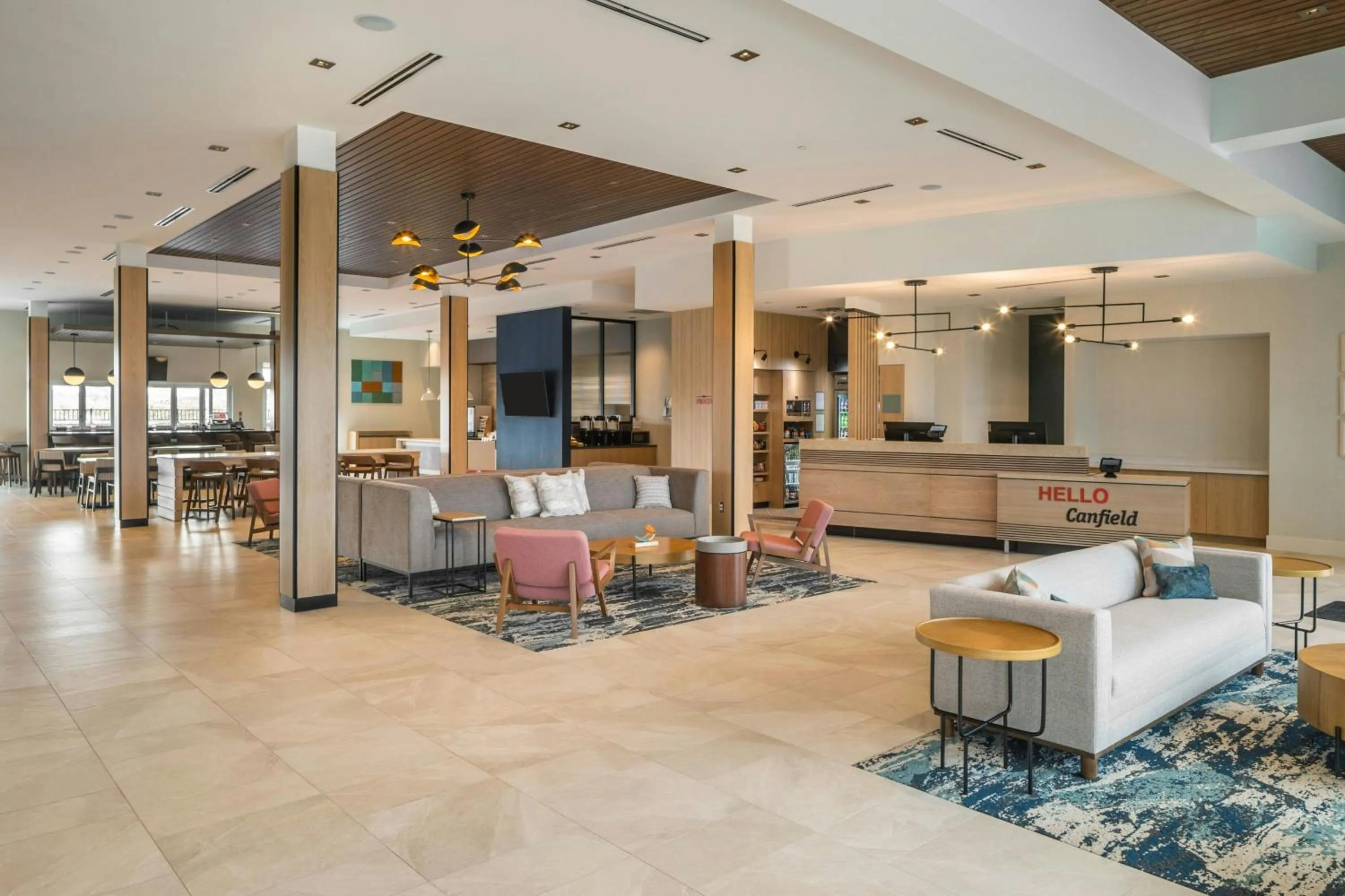 Lobby or reception in TownePlace Suites by Marriott Canfield