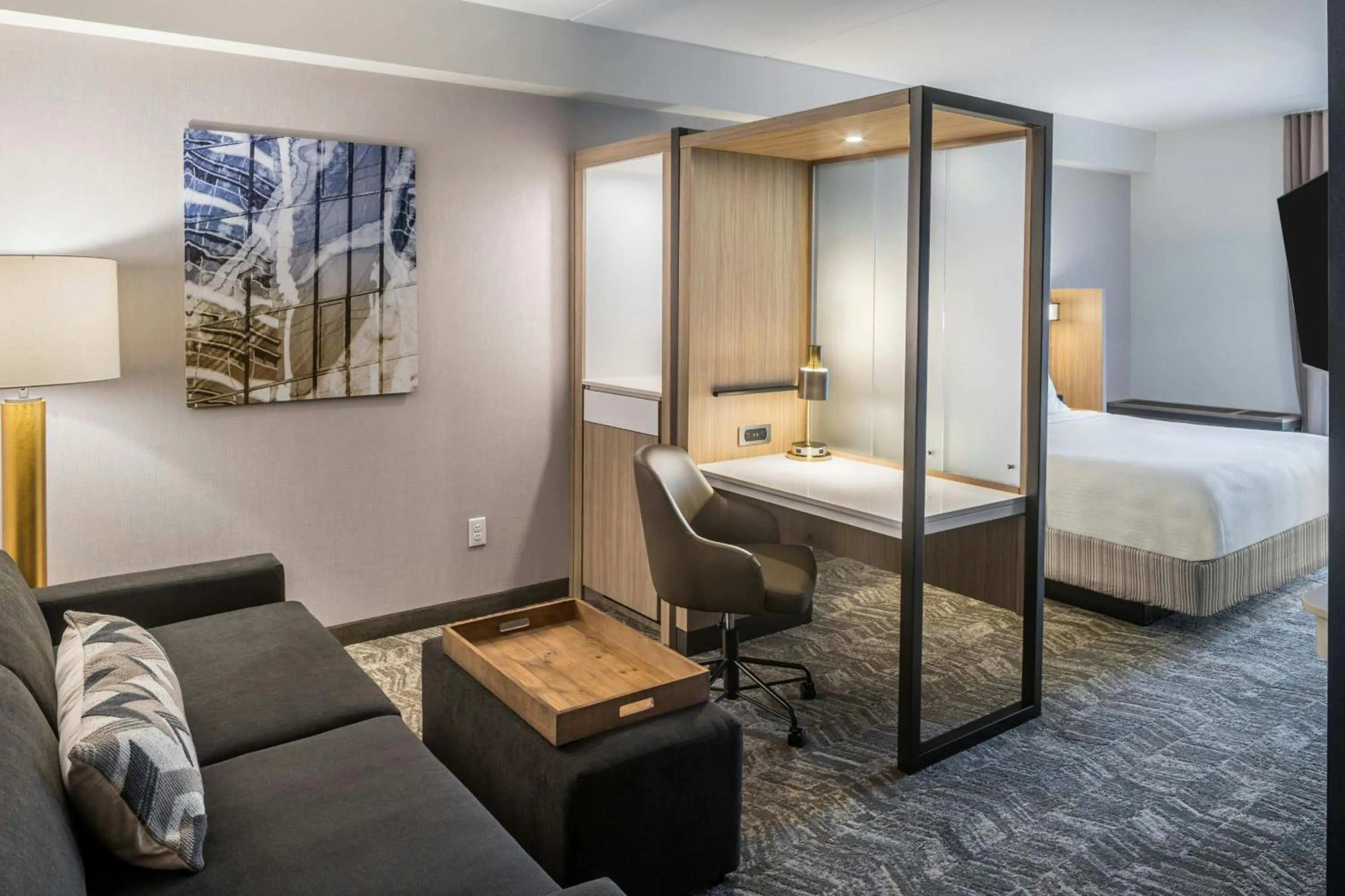 Photo of the whole room, Bed in SpringHill Suites by Marriott Canfield