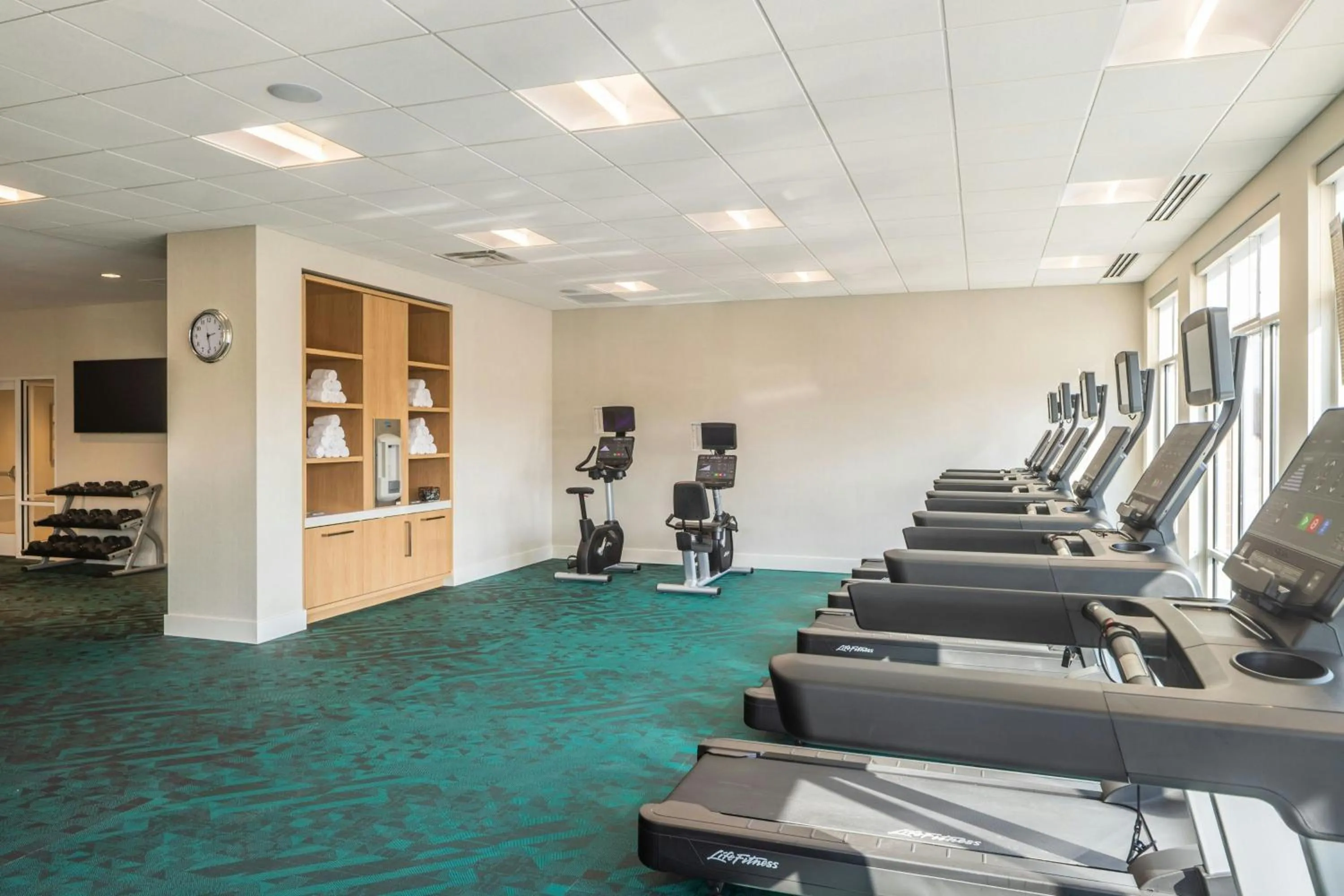 Fitness centre/facilities in SpringHill Suites by Marriott Canfield