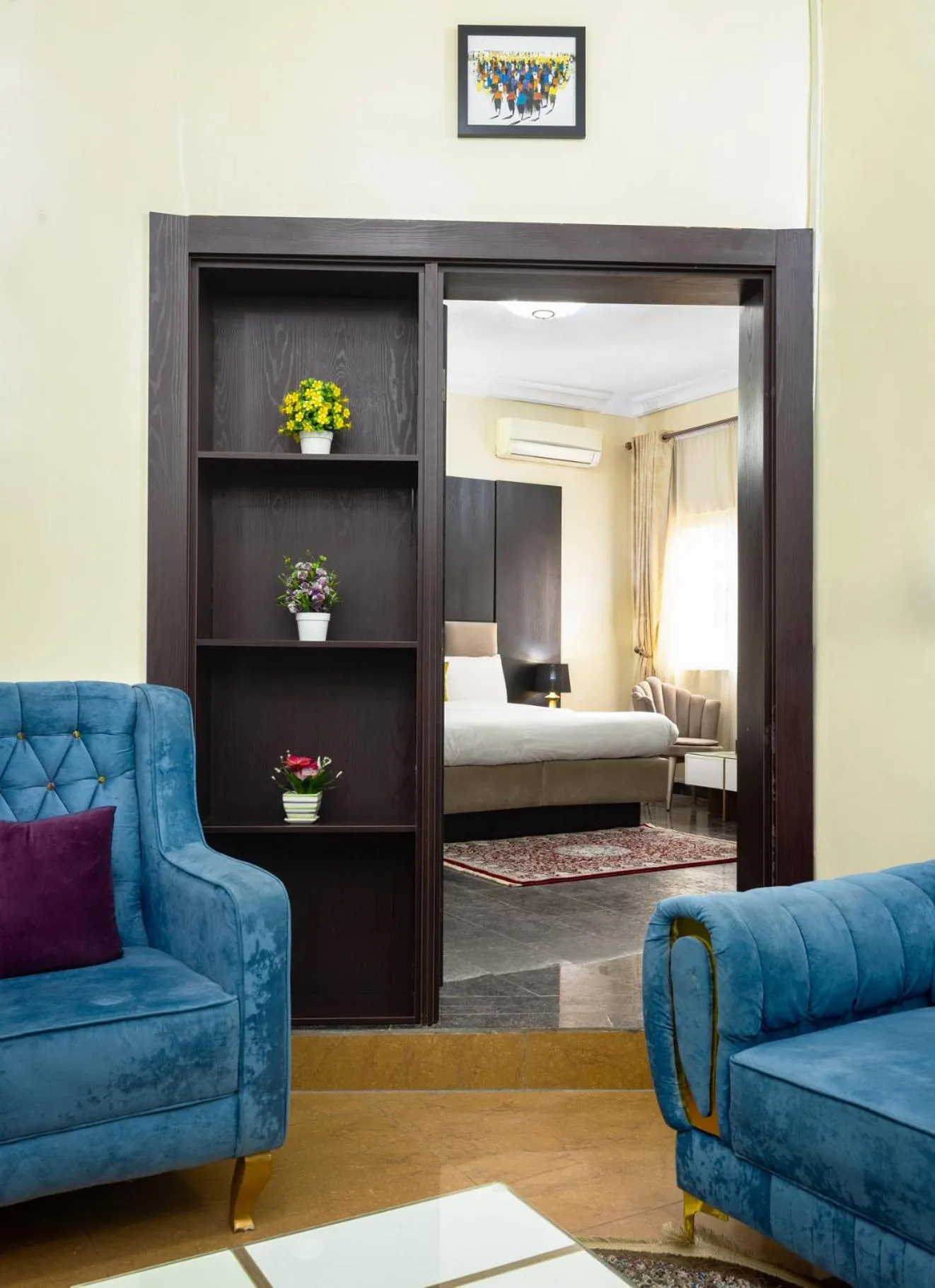 Bed in ROYALE CROWN VILLA
