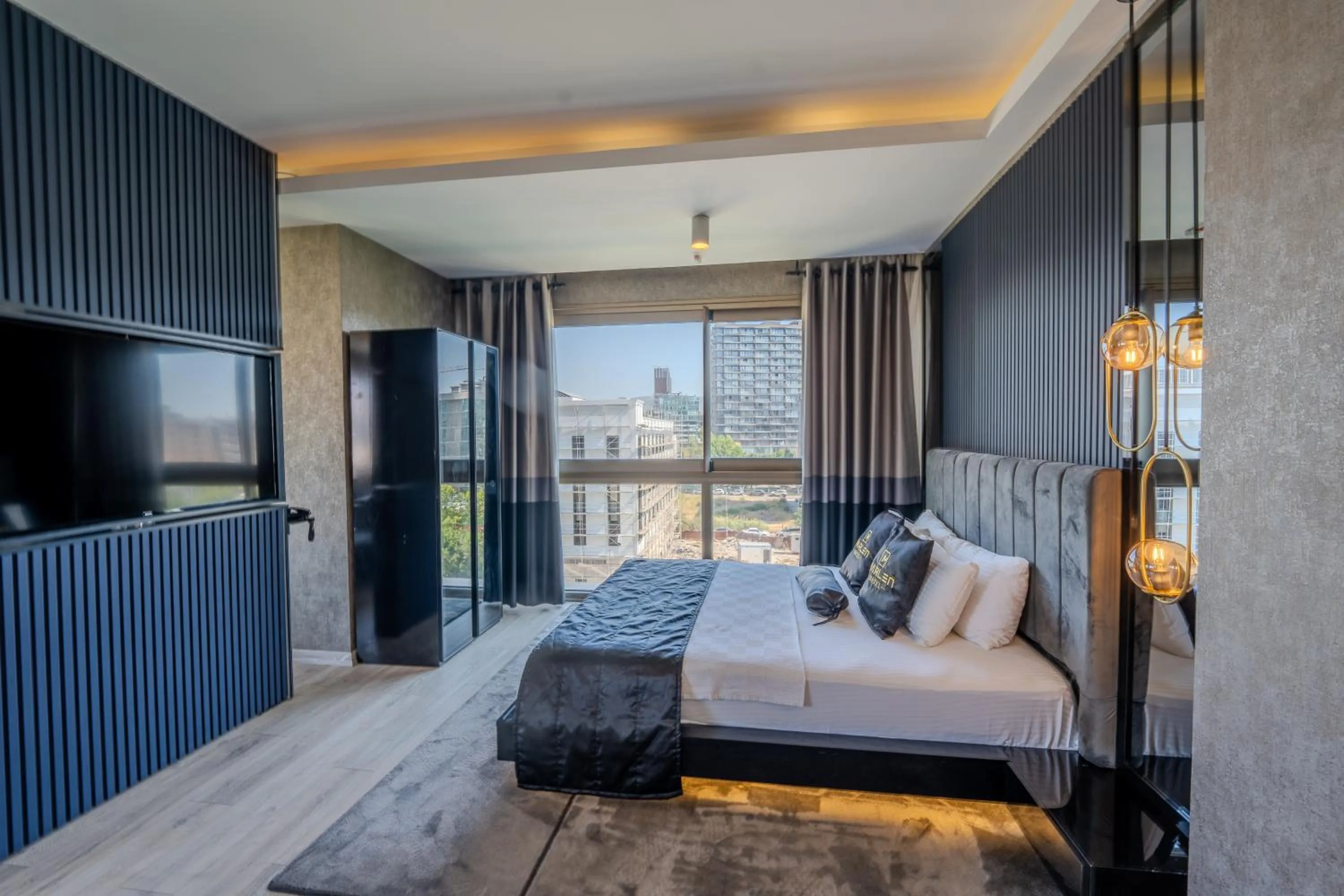 Bed in Marlen Hotel Bayraklı