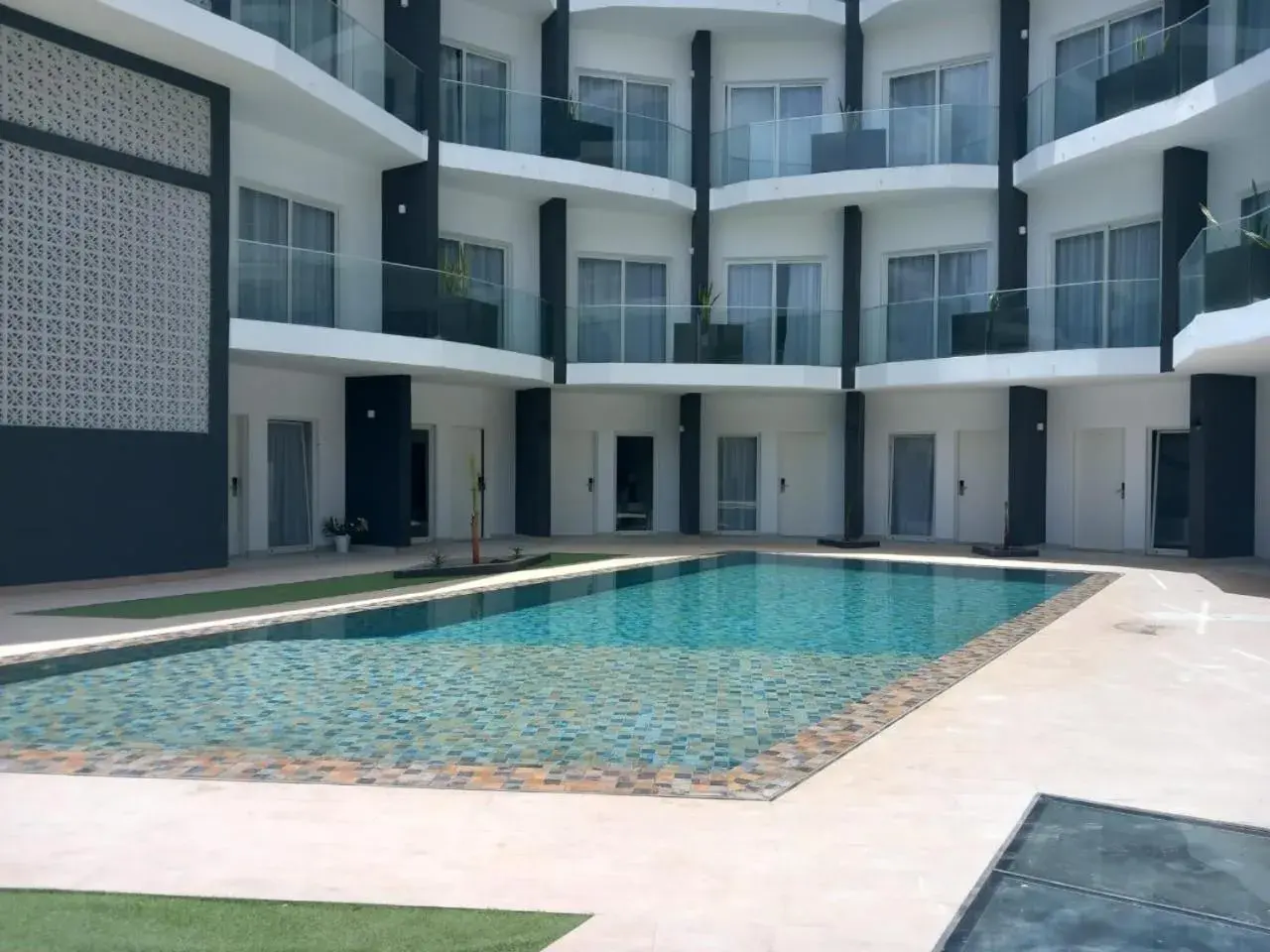 Pool view in Ouril Mindelo Pool view in Ouril Mindelo